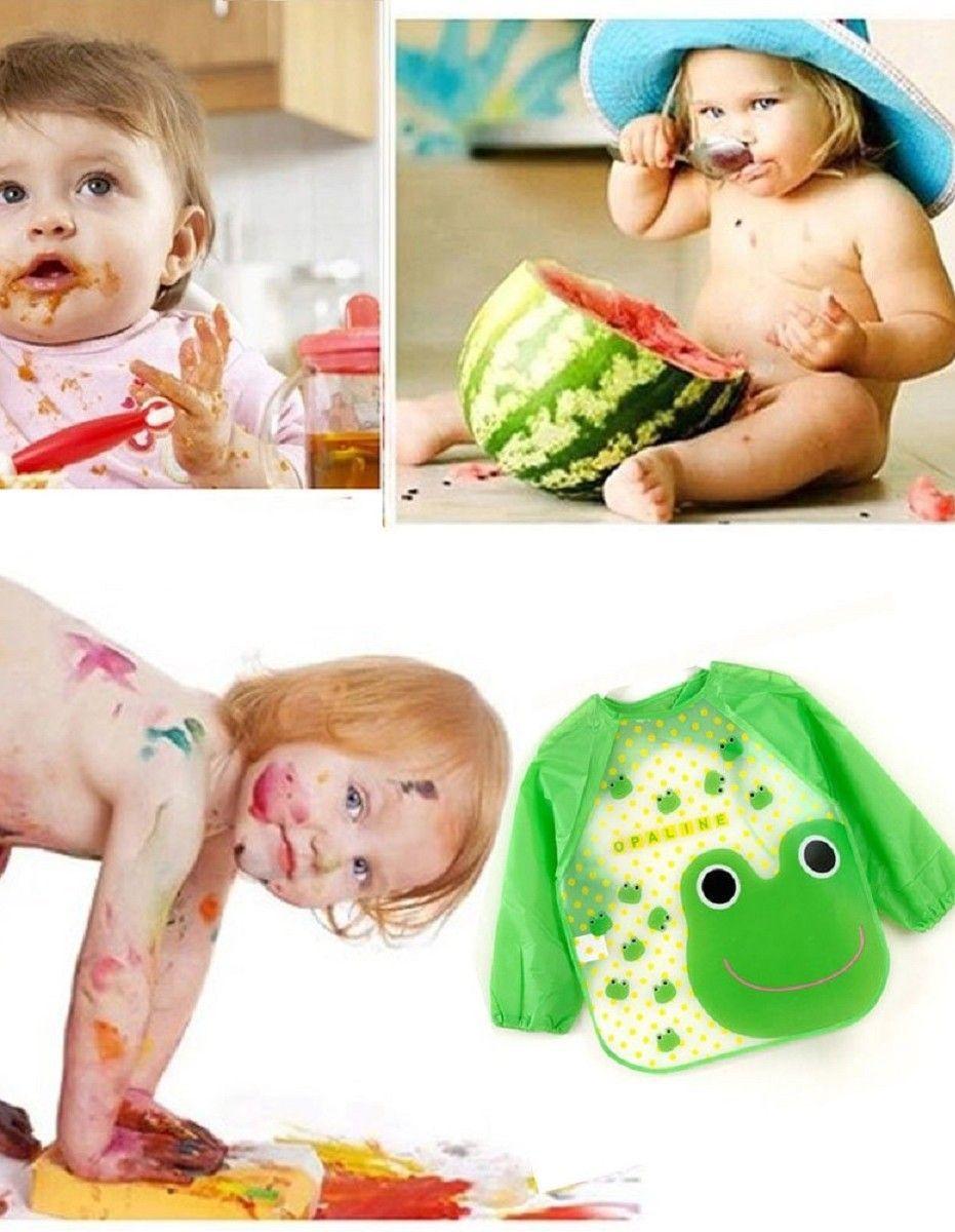 Set de 5 Baberos Delantal Infantil Impermeable Jhn-4