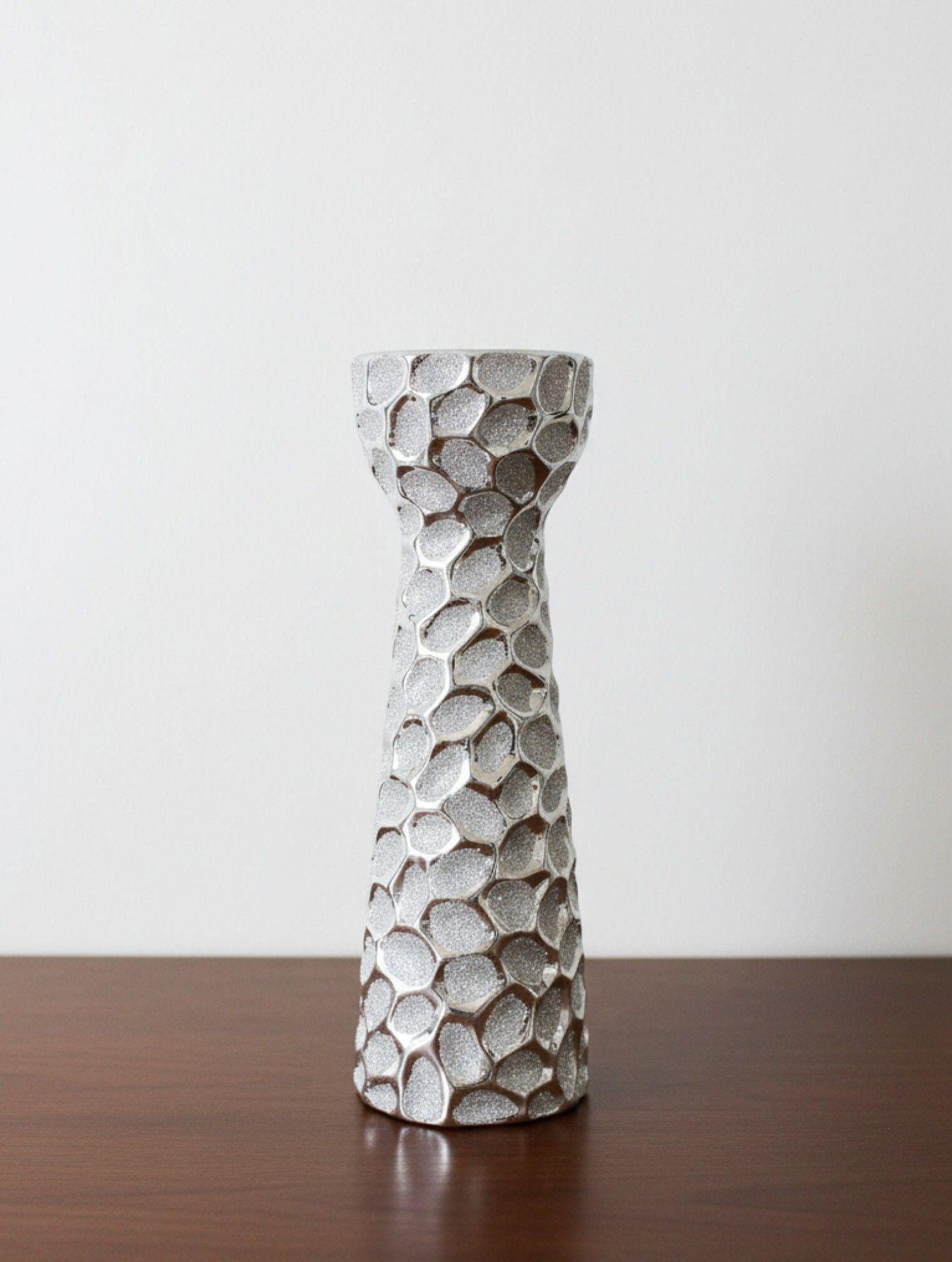 Portavelas Decorativo Candelabro Adorno Textura Jhn-7