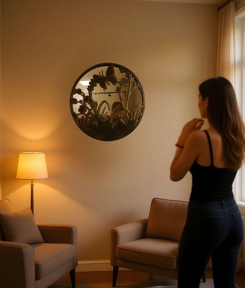 Espejo Pared Decorativo Diseño Funcional Árbol Vida Jhn-3