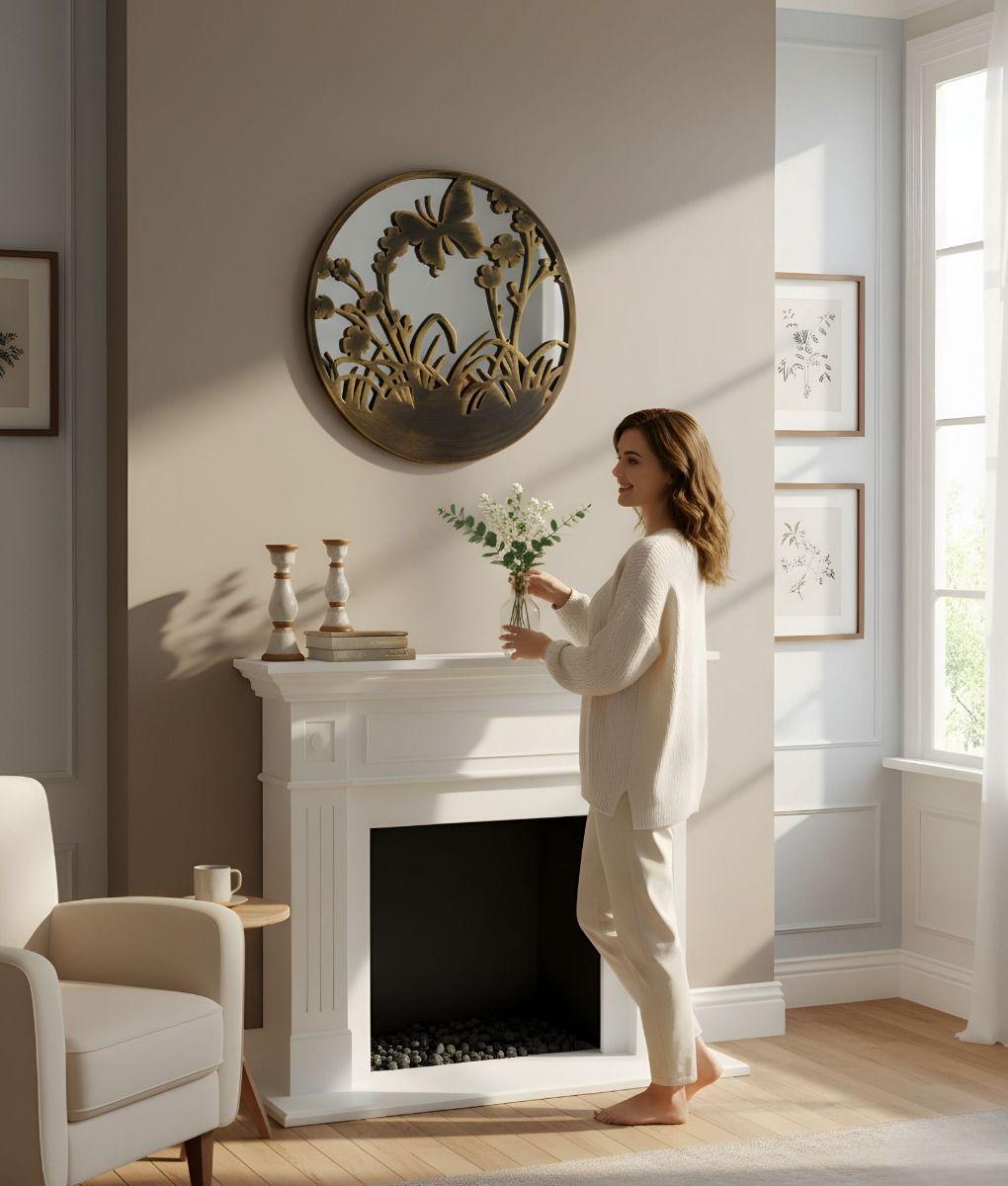 Espejo Pared Decorativo Diseño Funcional Árbol Vida Jhn-4