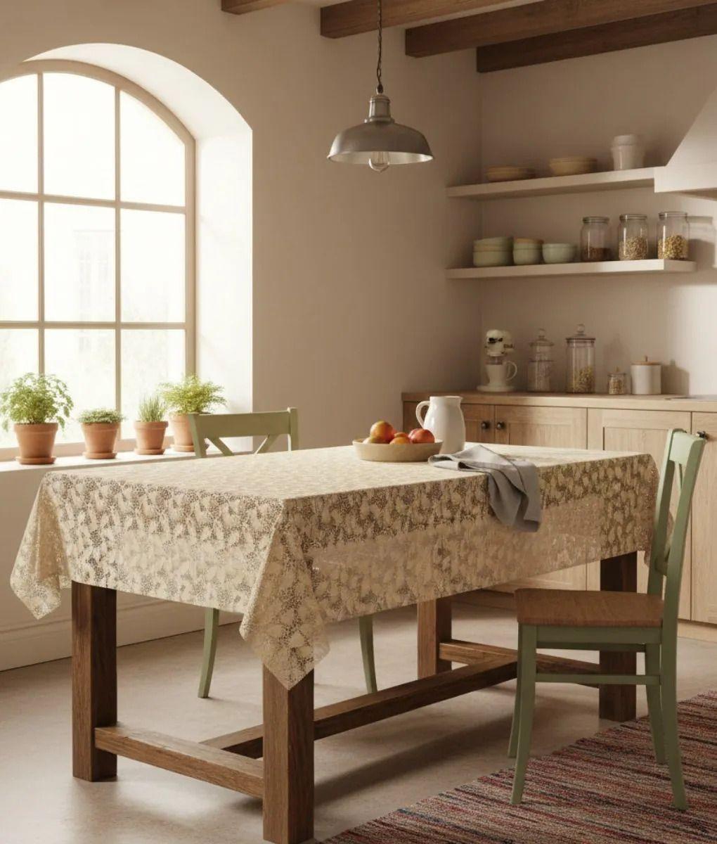 Mantel Decorativo Mesa Encaje Textura Diseño Elegante Jhn-7