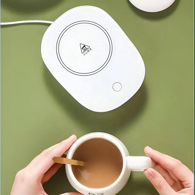 Taza Base Calentadora Te Café Bebidas Hogar Oficina Lau-6