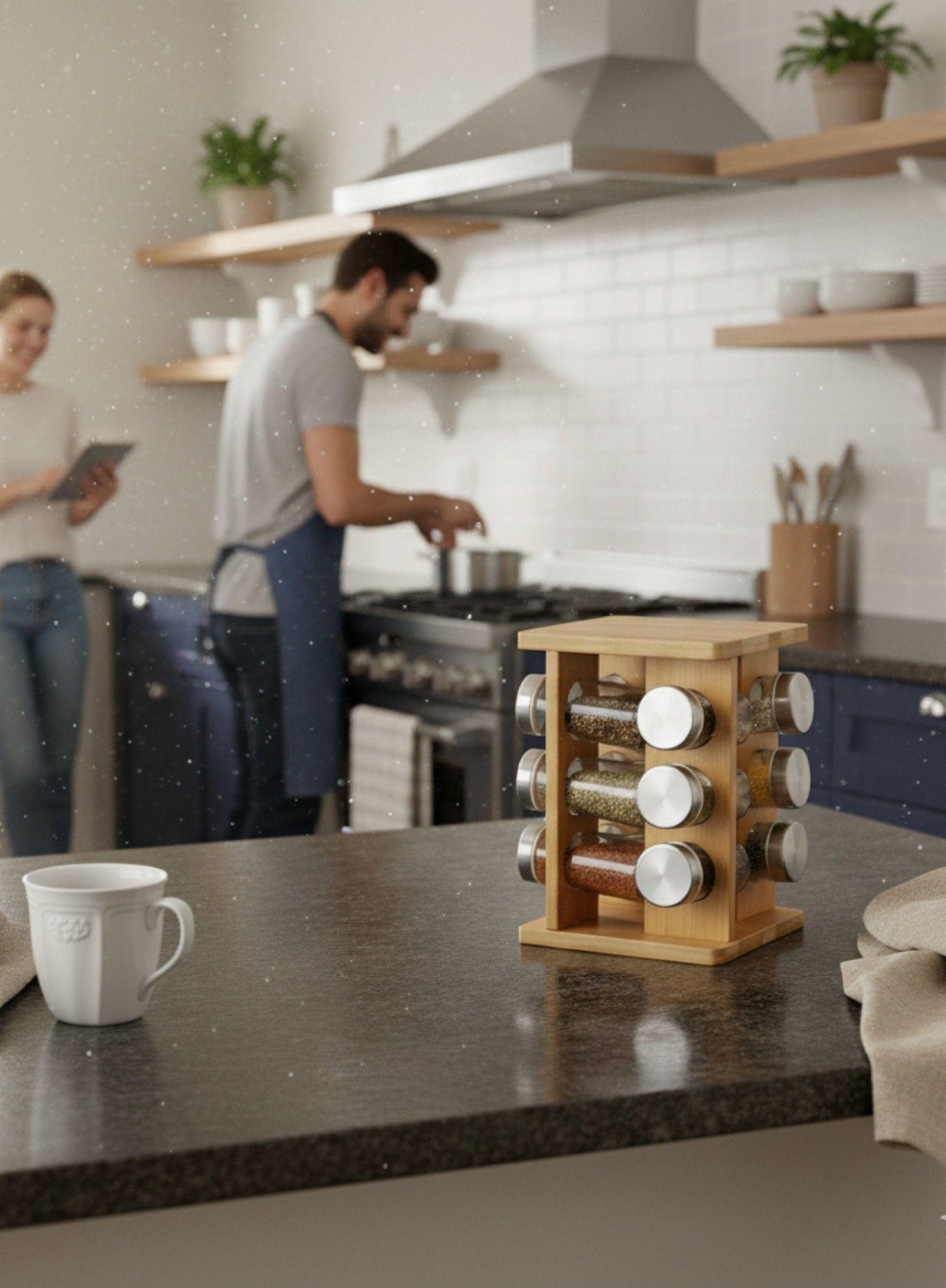 Especiero Organizador Decorativo Almacenamiento Elegante Jhn-3