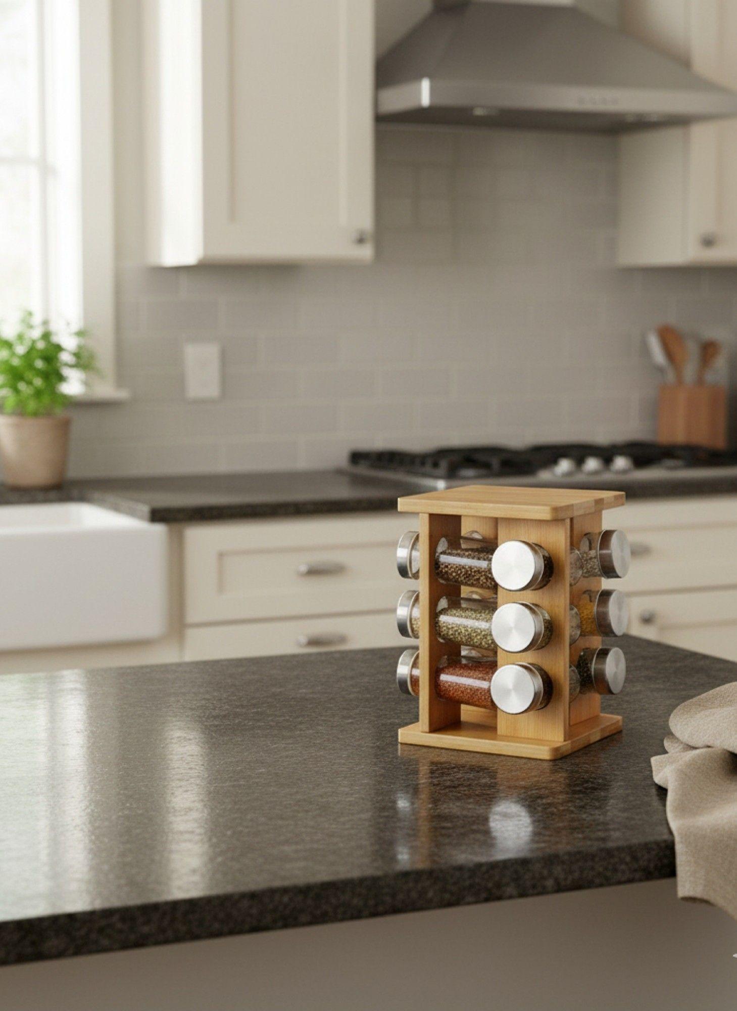 Especiero Organizador Decorativo Almacenamiento Elegante Jhn-4