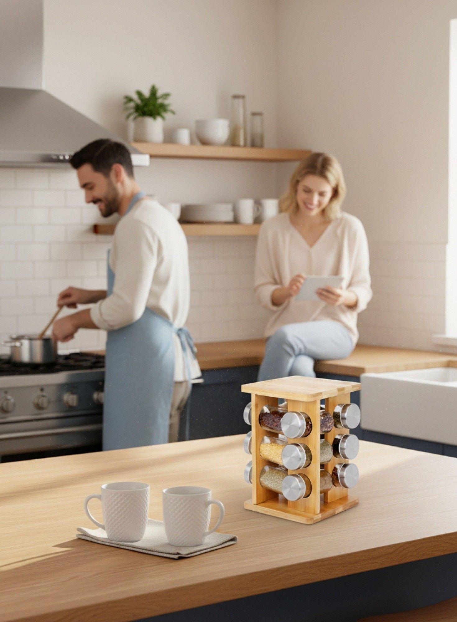 Especiero Organizador Decorativo Almacenamiento Elegante Jhn-5