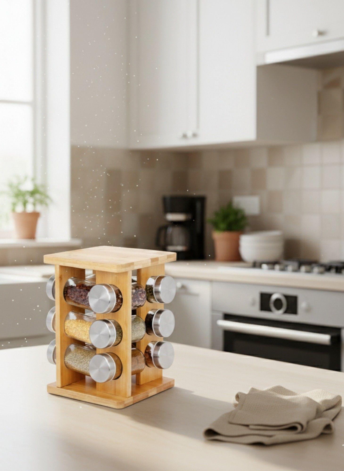 Especiero Organizador Decorativo Almacenamiento Elegante Jhn-7