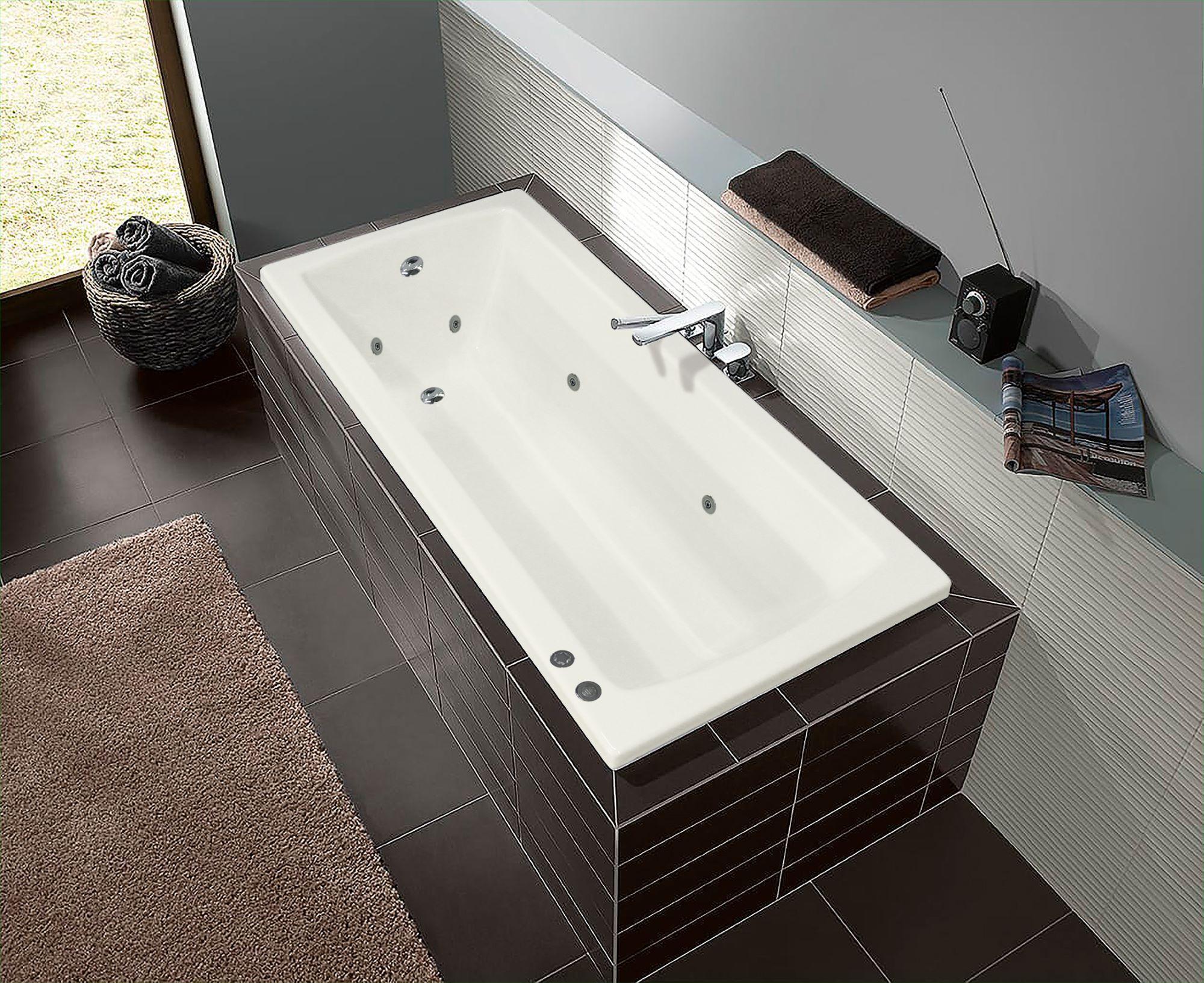 Tina Hidromasaje Aloha 160x72 acrílico sanitario 8 Jets Izq-5