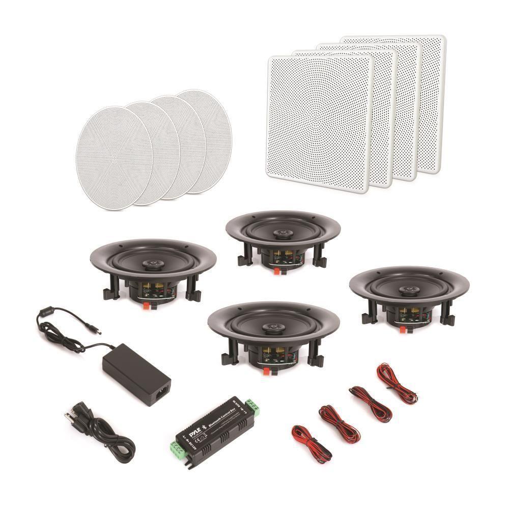 PARLANTES DE CIELO O MURO PYLE PDICBT286 BLUETOOTH SET DE 4-3