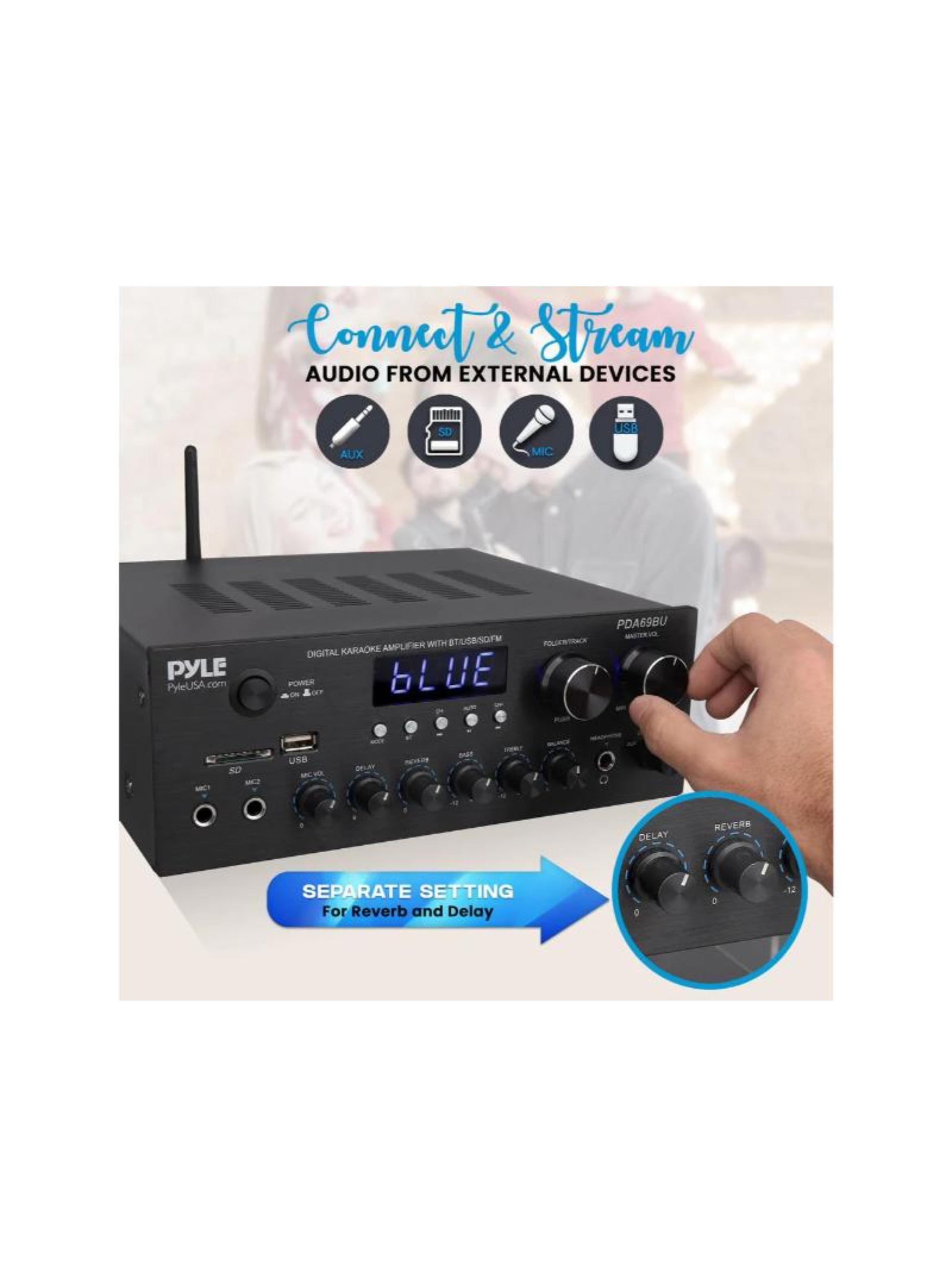 Amplificador de Sonido Pyle con Bluetooth-2