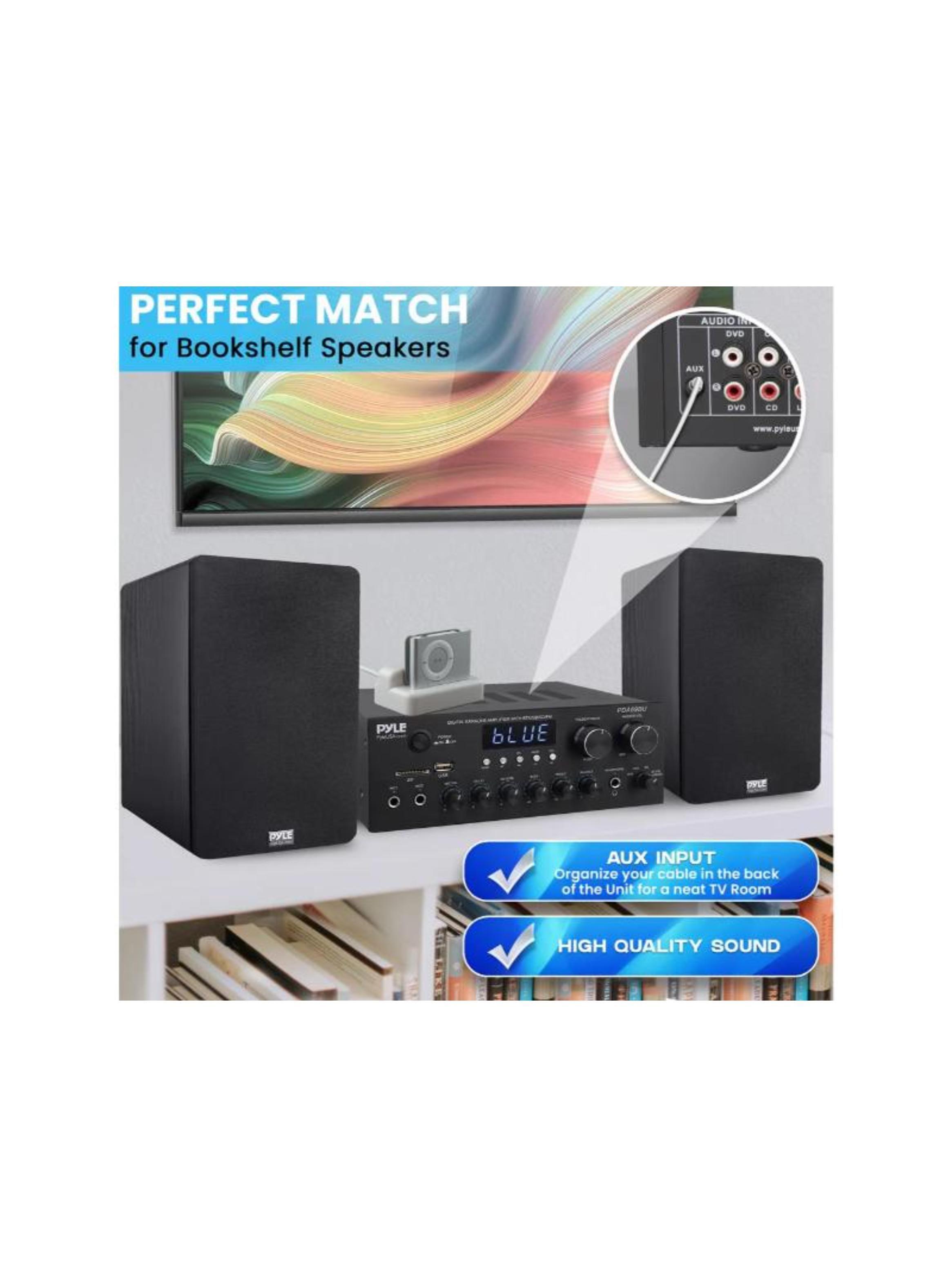 Amplificador de Sonido Pyle con Bluetooth-3