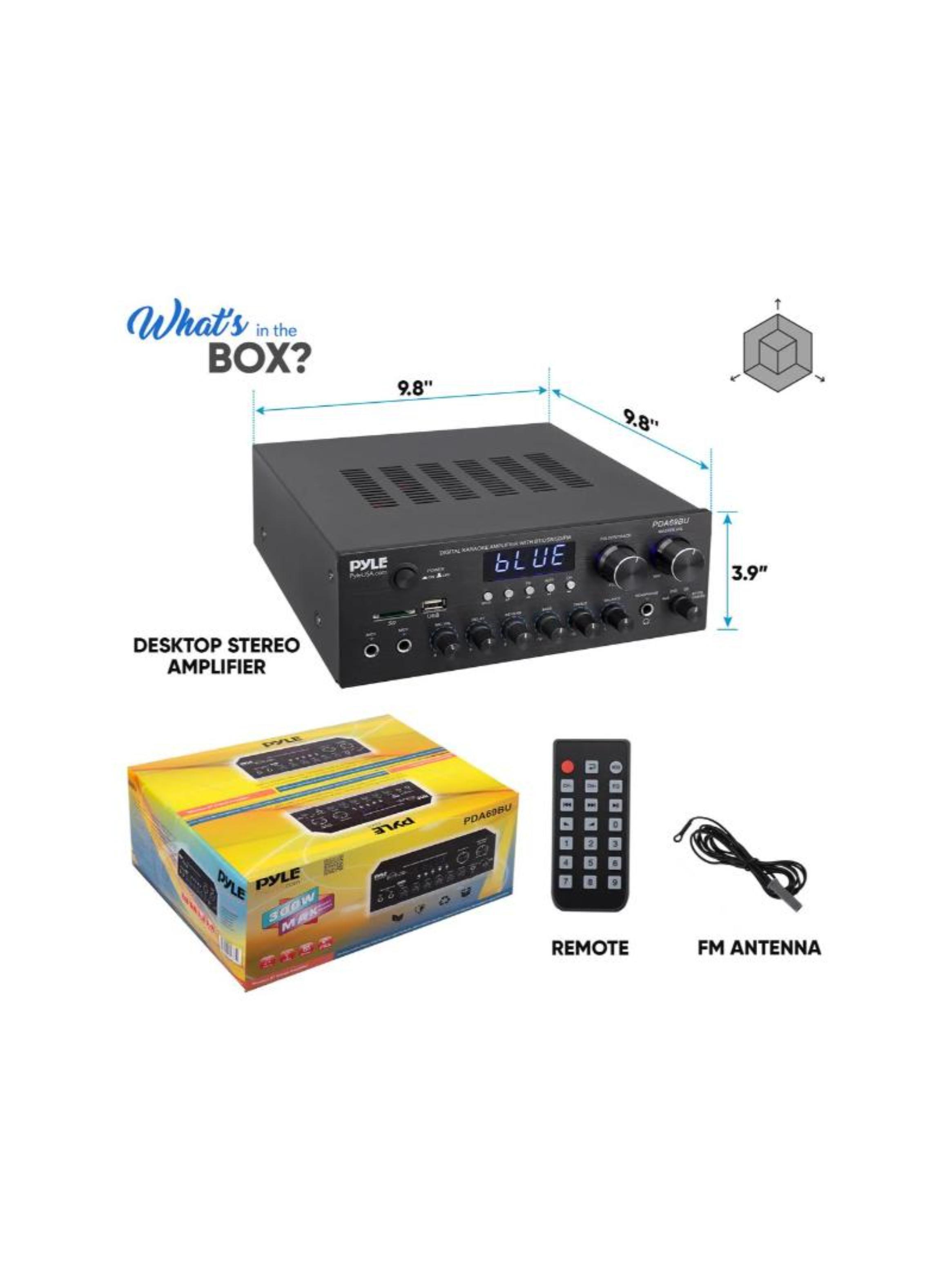 Amplificador de Sonido Pyle con Bluetooth-4