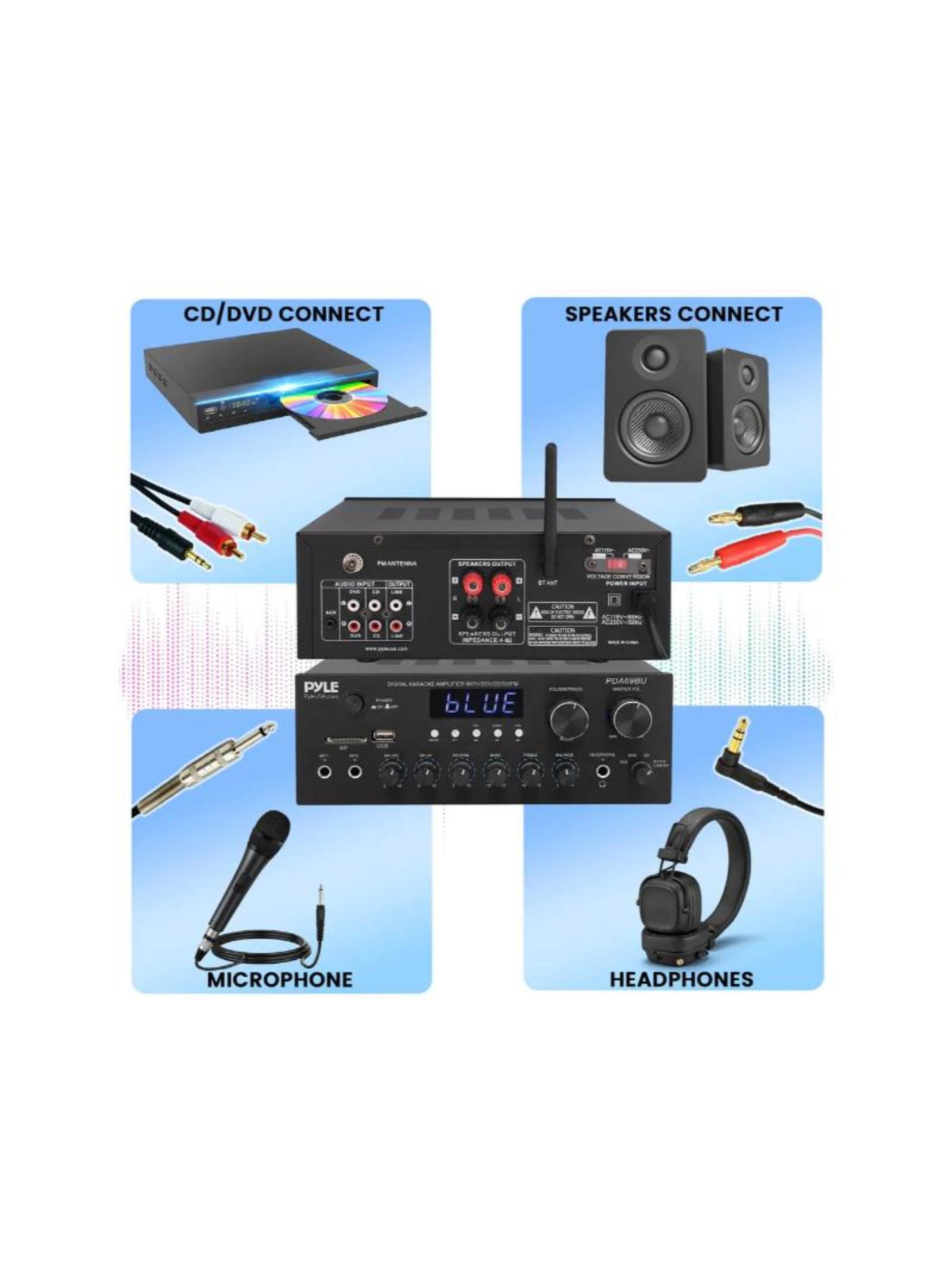 Amplificador de Sonido Pyle con Bluetooth-6