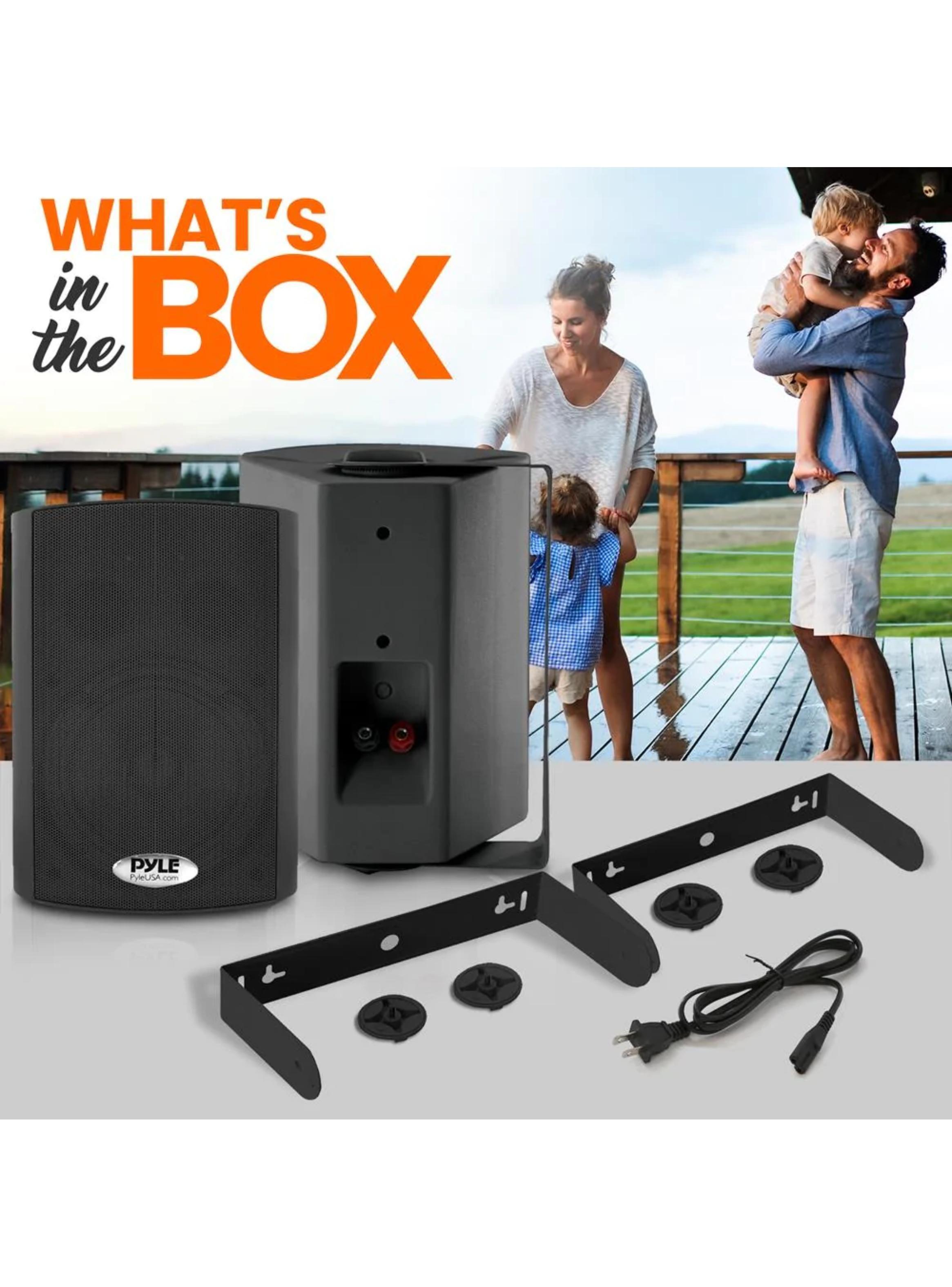 Parlantes Activos Pyle Bluetooth Interior Negros-7