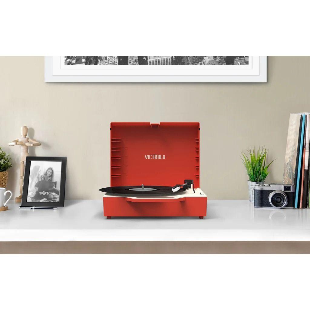 Tornamesa Victrola Re Spin Roja con Bluetooth mas The Kit-5