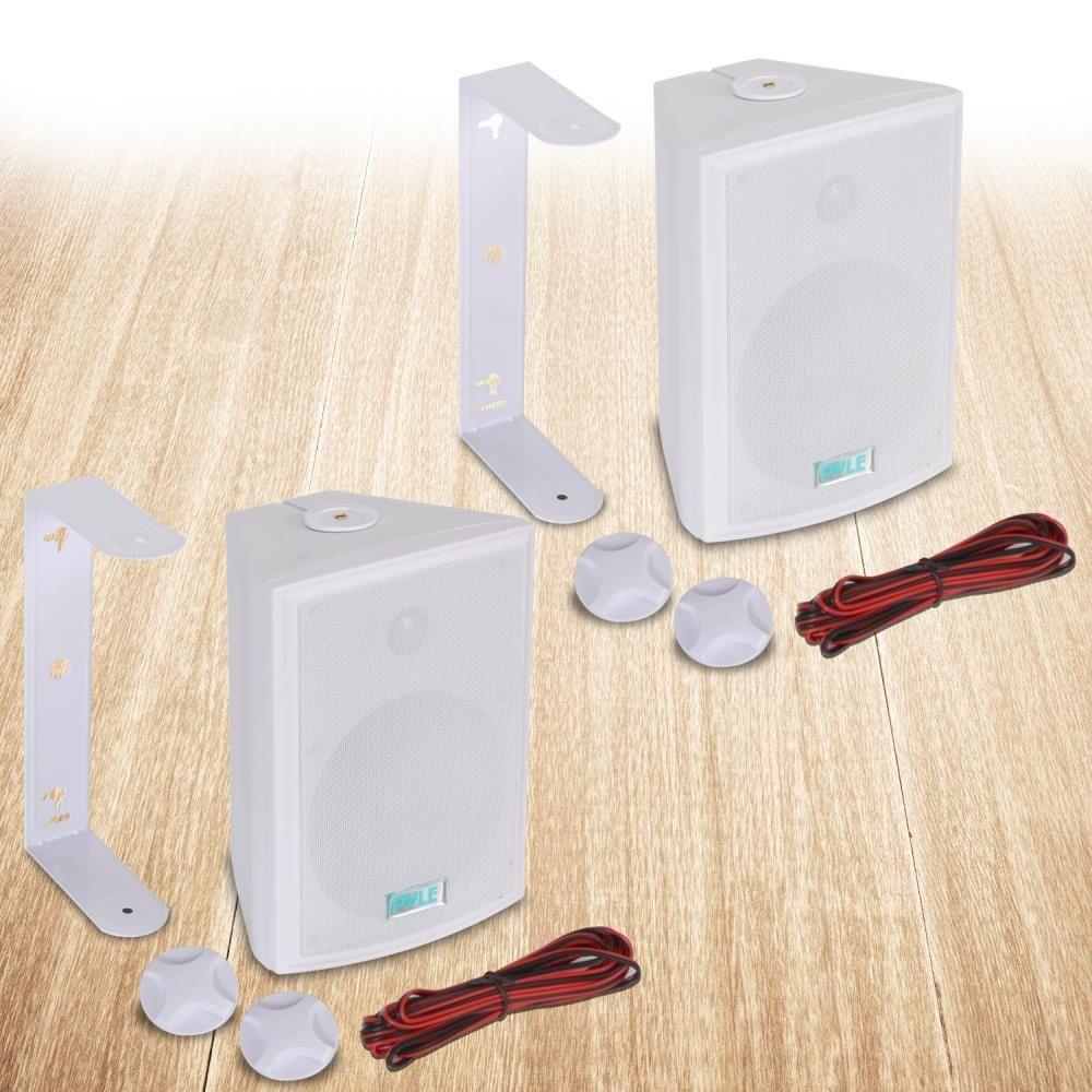Parlante Interior Exterior Hifi Pyle 350 watts Blancos-1