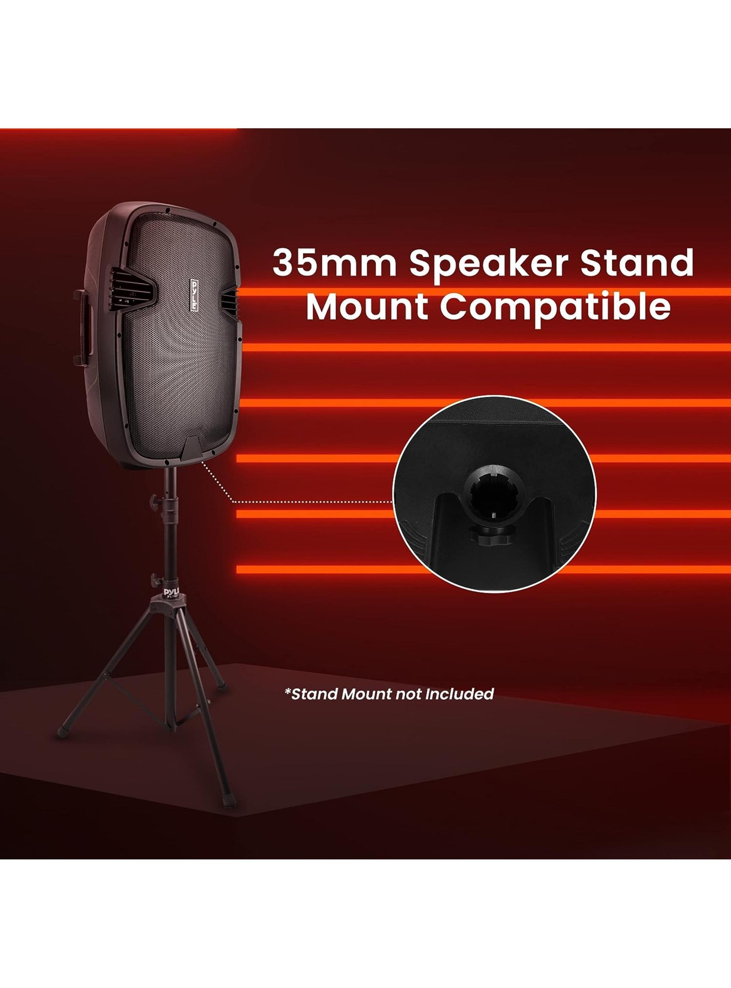 Parlante Karaoke Pyle con Bluetooth dos Microfonos y 15 Pulgadas-6
