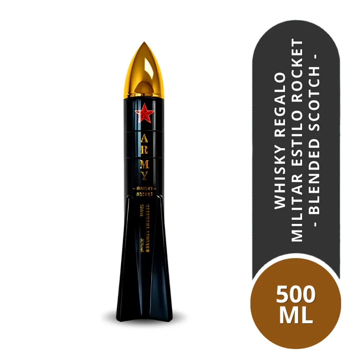 Whisky Army Rocket 500 ml Regalo de Colecci n Militar-1