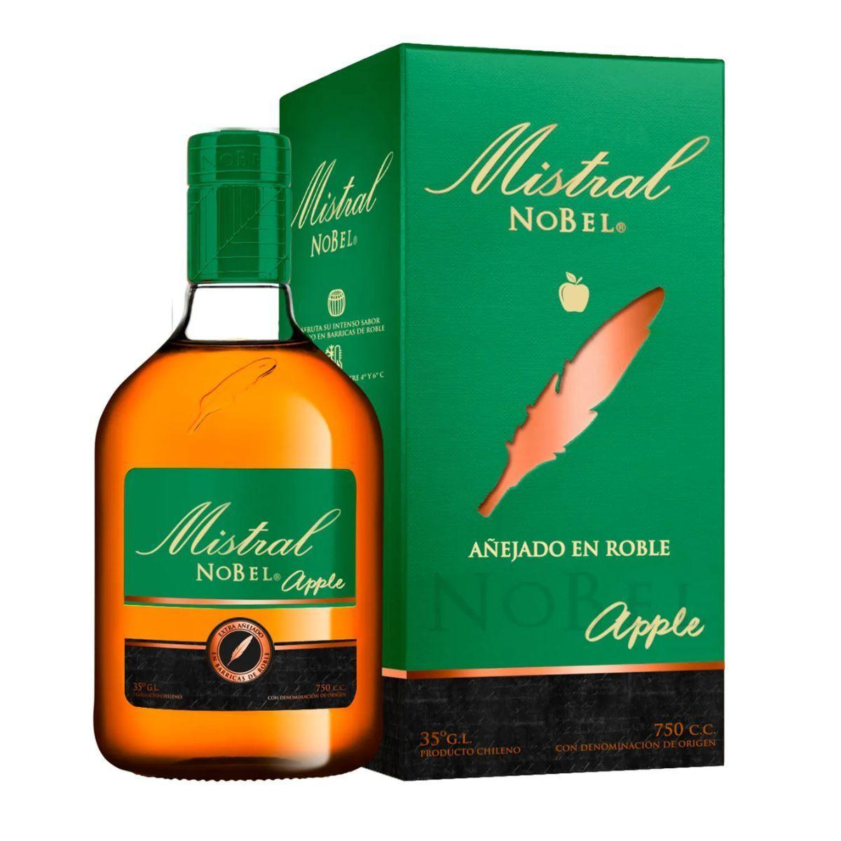 Pisco Mistral Nobel Apple 750cc-0