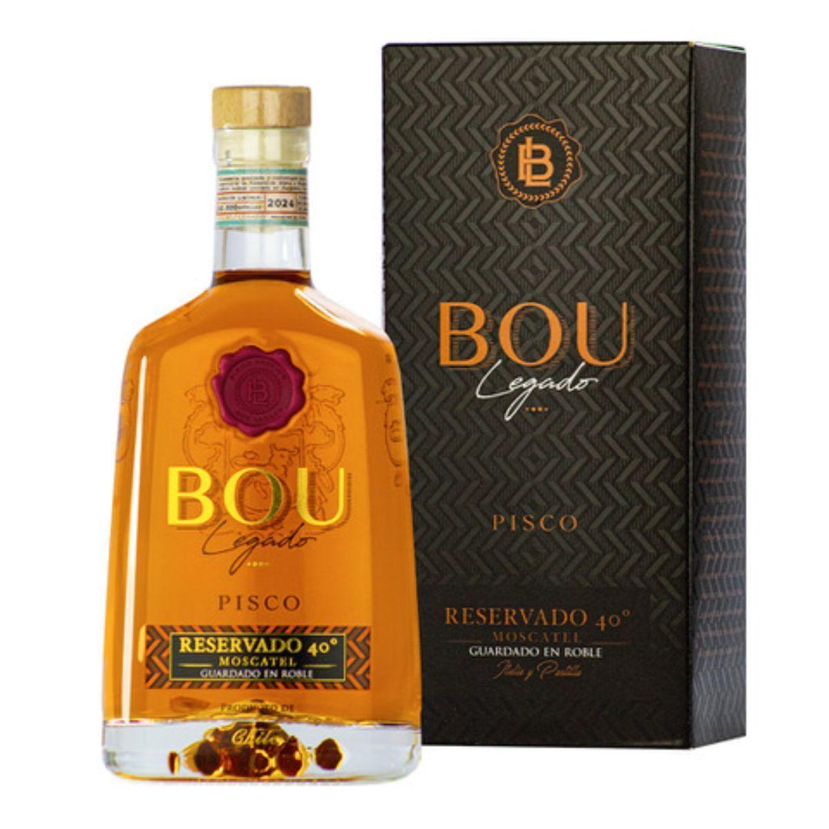 Pisco Bou Legado 40 Roble 750 cc-0