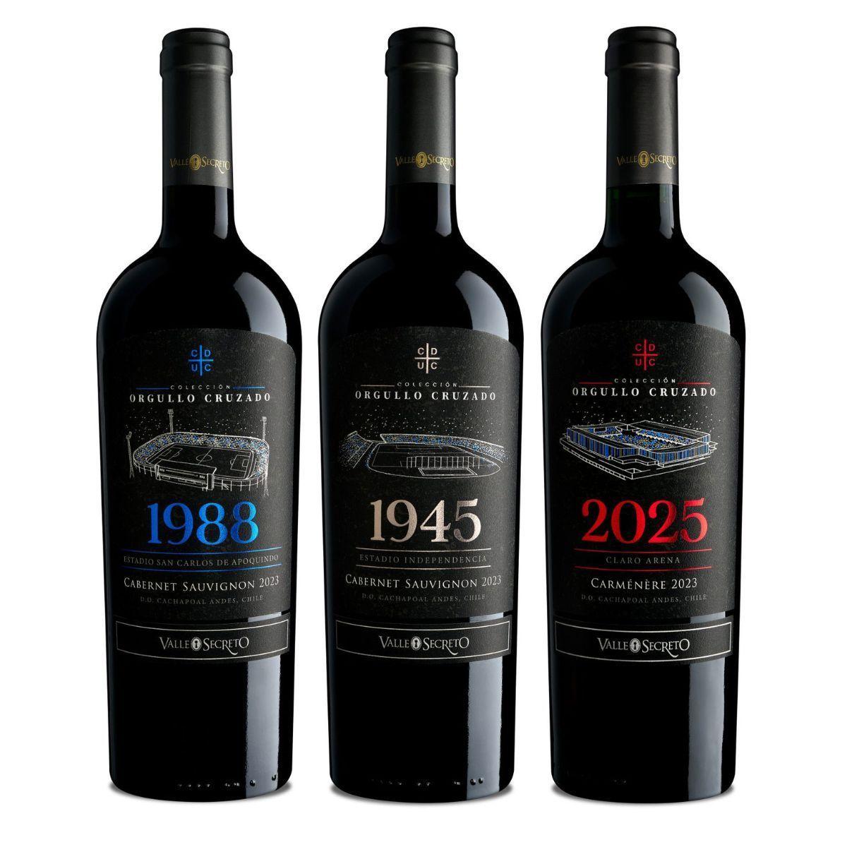 Vino Colecci n Orgullo Cruzado Pack 3 Vinos 750 cc Tintos Catolica-0