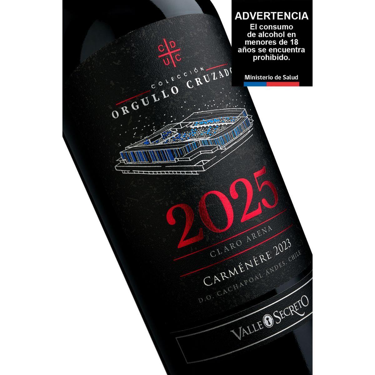 Vino Colecci n Orgullo Cruzado Pack 3 Vinos 750 cc Tintos Catolica-3