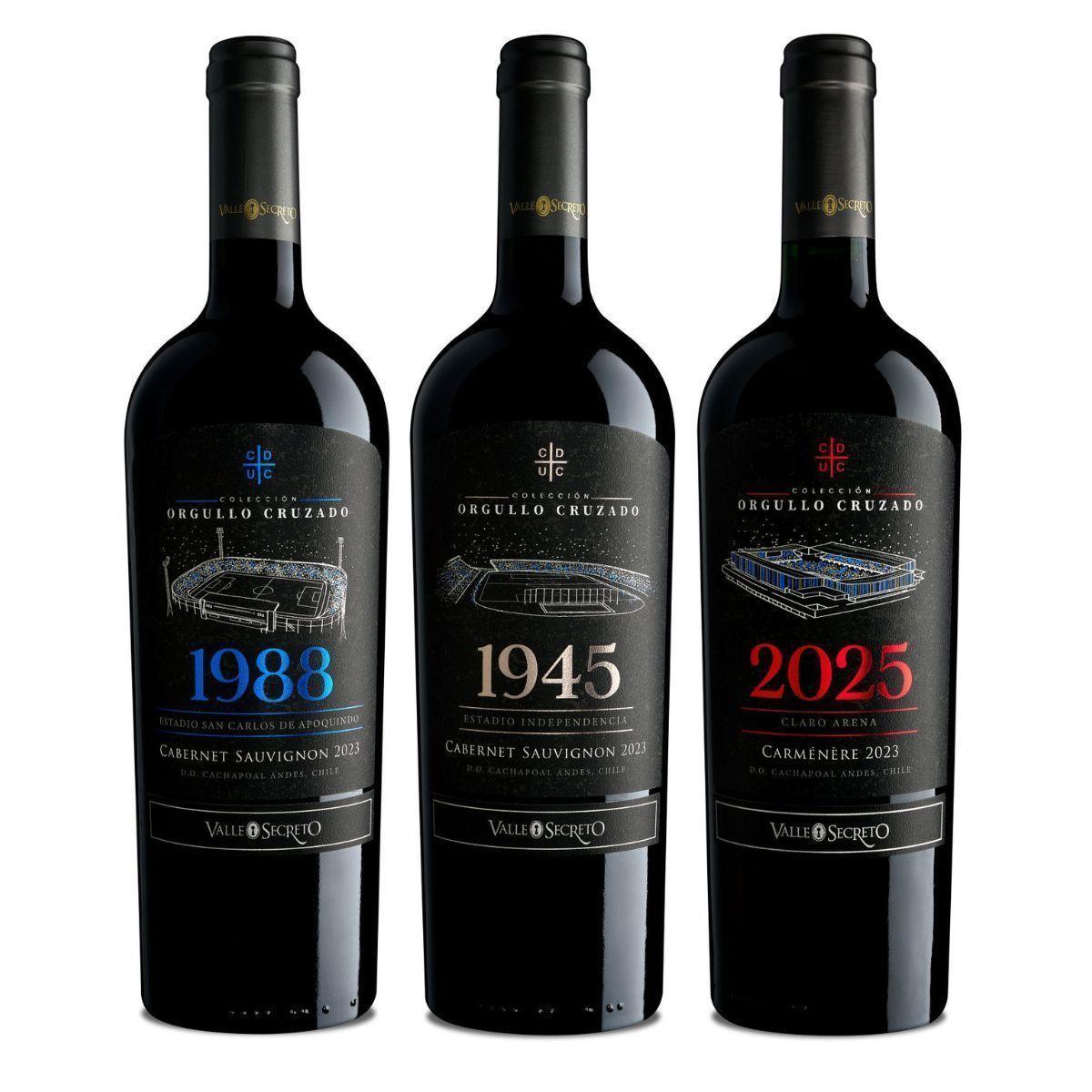 Vinos Coleccion Orgullo Cruzado Pack 3 Vinos 750 cc Tintos Catolica-0