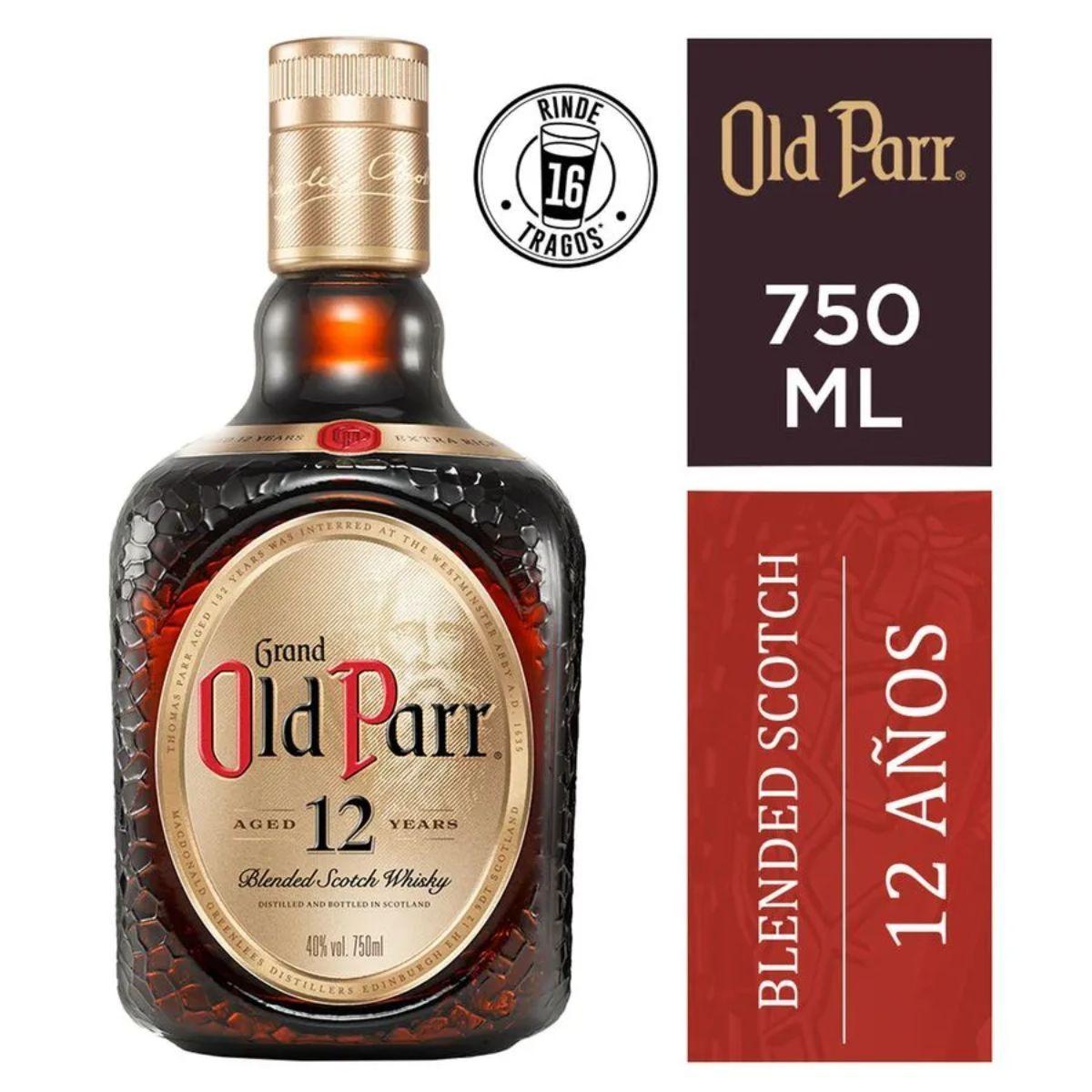 Whisky Old Parr 12 A os 40 750 cc-0