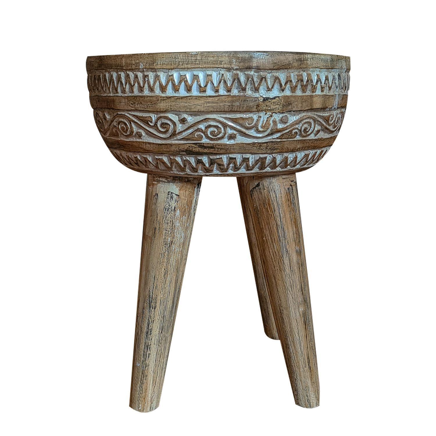 Piso / Mesa lateral Santorini 35x35x45 altura-0