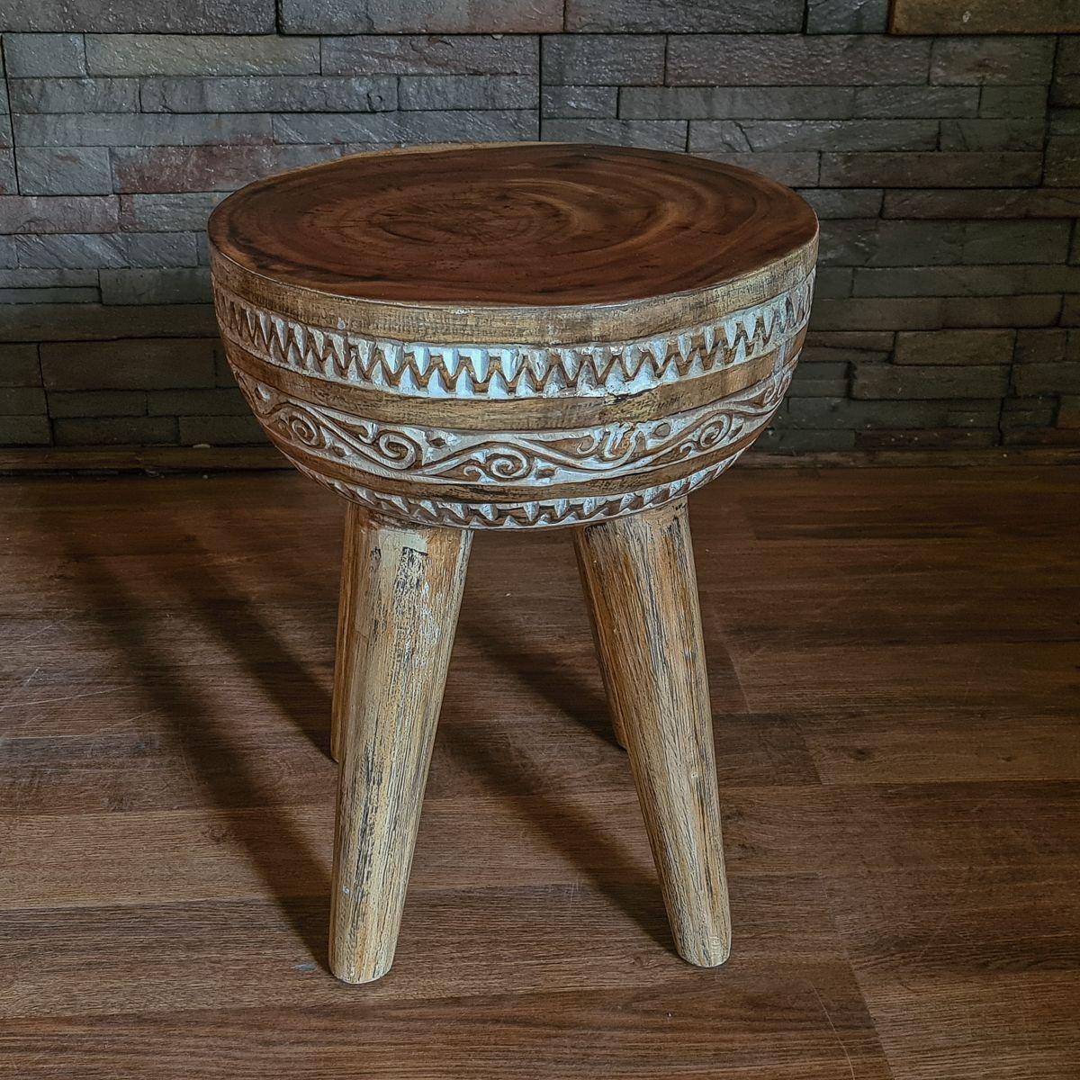 Piso / Mesa lateral Santorini 35x35x45 altura-2