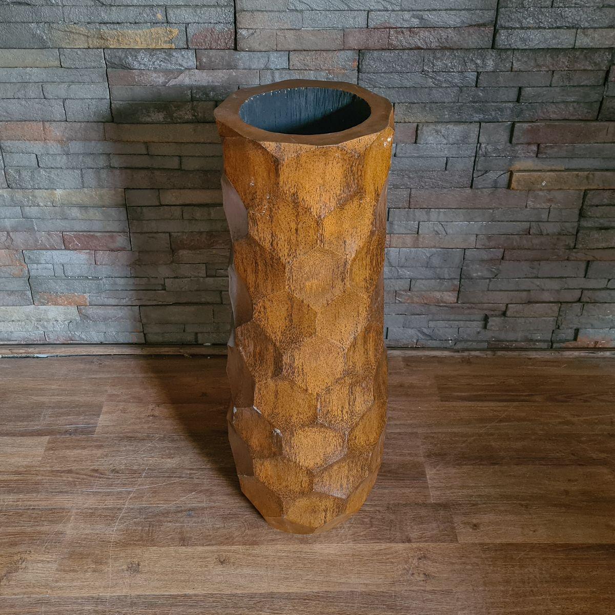 Jarrón Mediterráneo tallado diámetro 30x150 altura-1