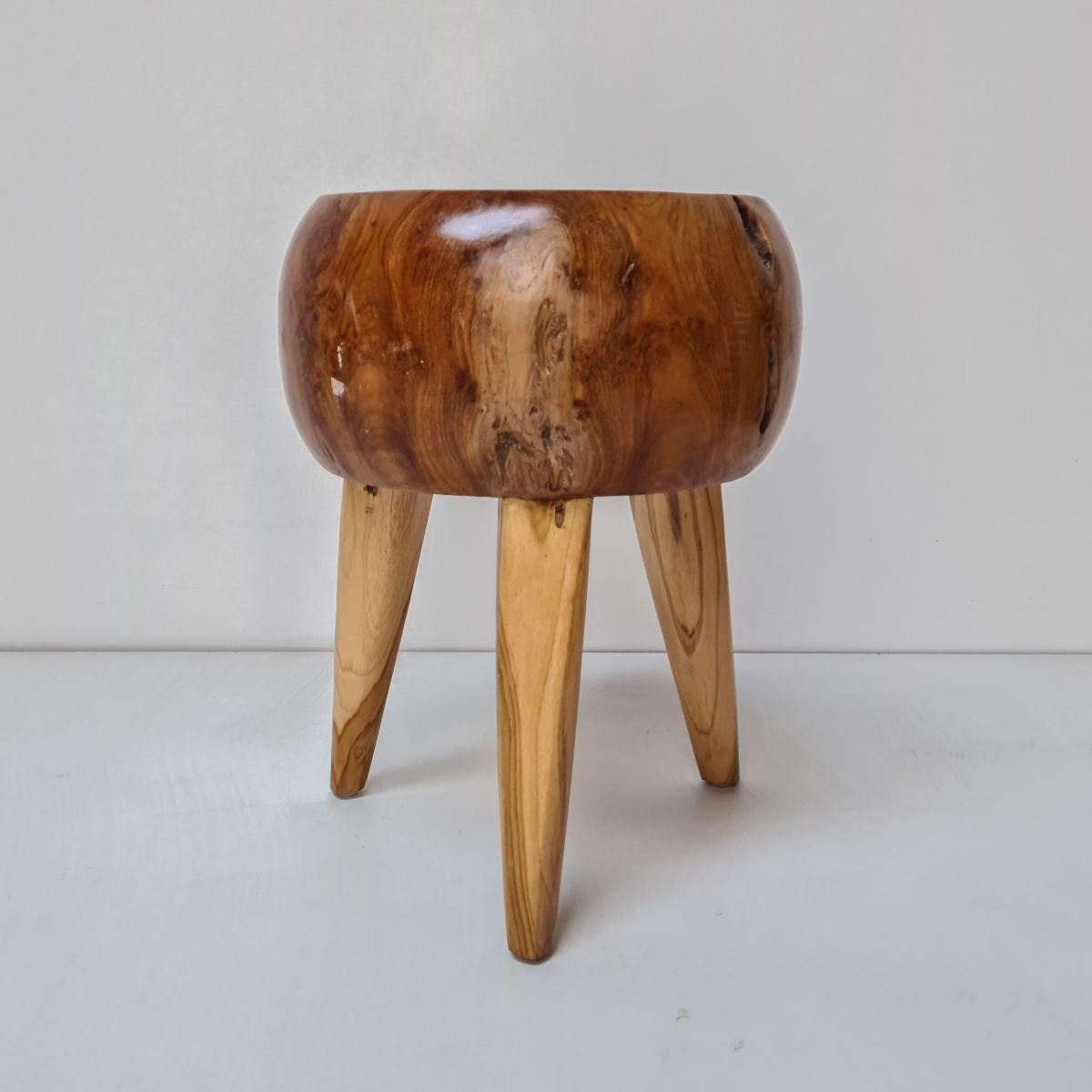 Piso / Mesa lateral Natura 35x35x47 altura-4