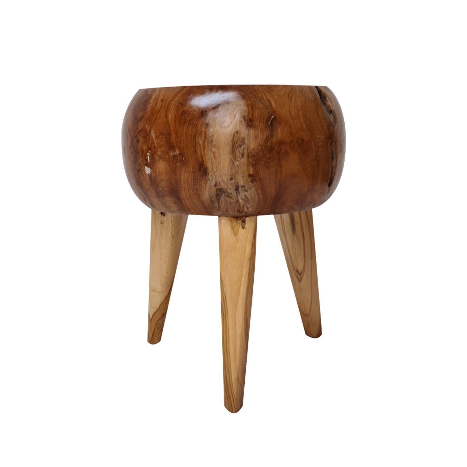 Piso / Mesa lateral Natura 35x35x47 altura-0