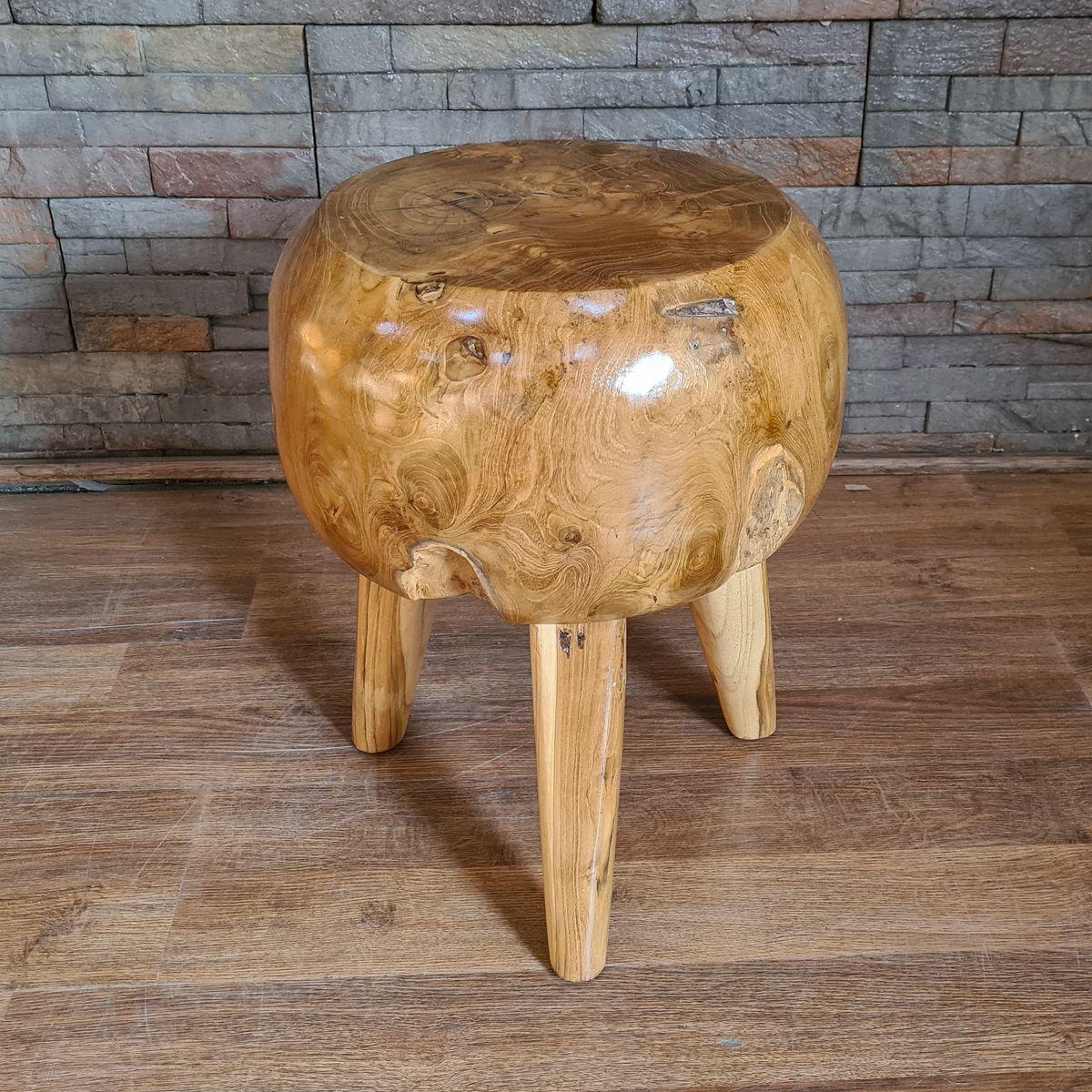 Piso / Mesa lateral Natura 35x35x47 altura-2