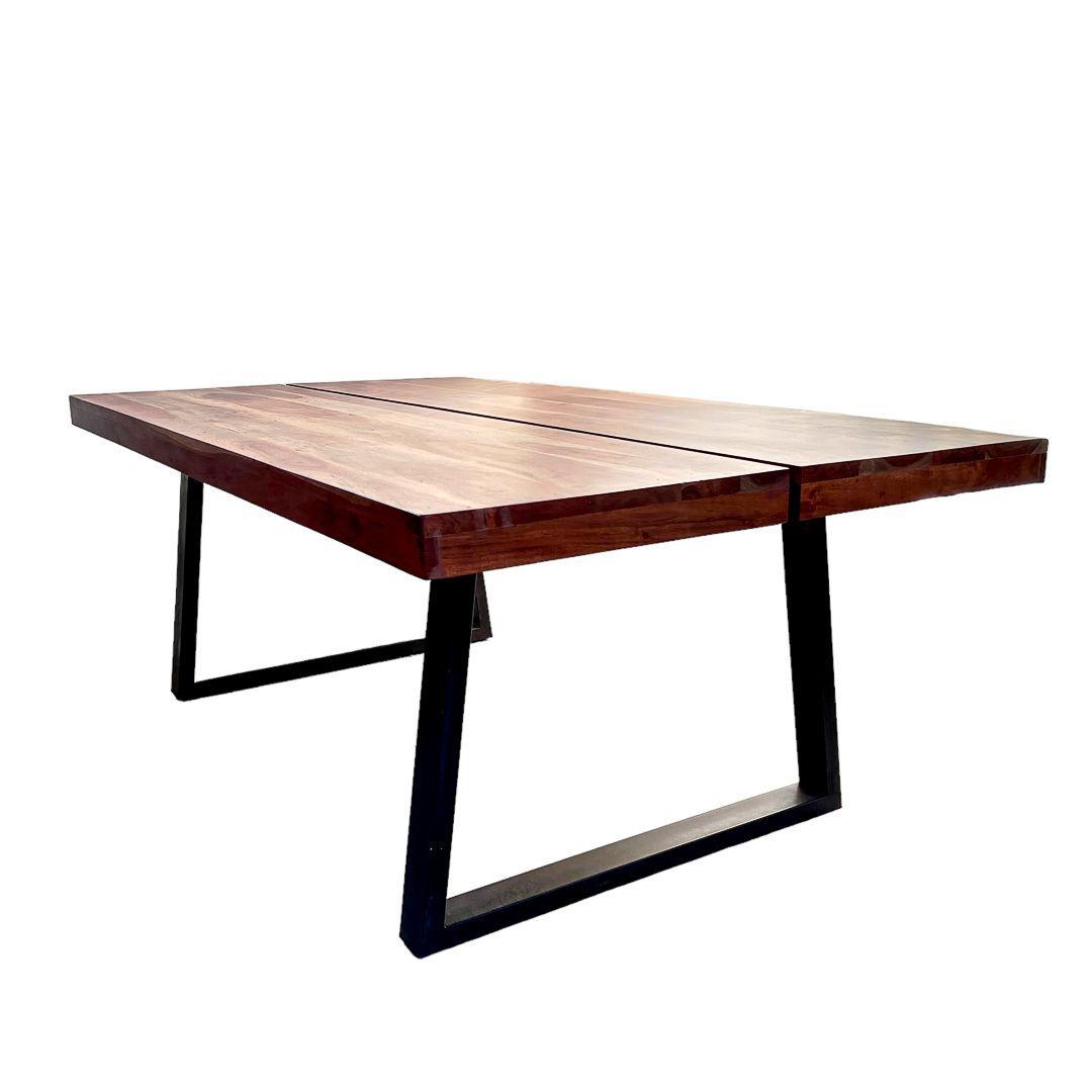 Mesa comedor doble hoja 120x210x78 altura-3