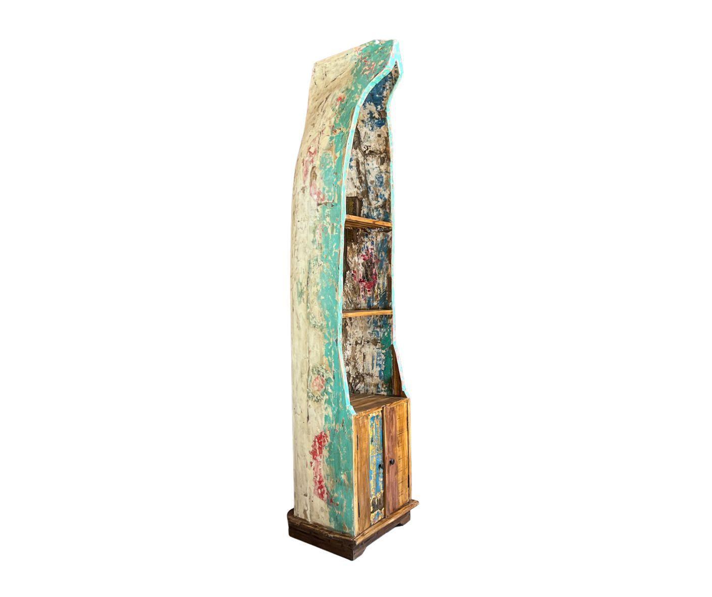 Canoa Winter original convertida en repisa 56x48x224 cms-0