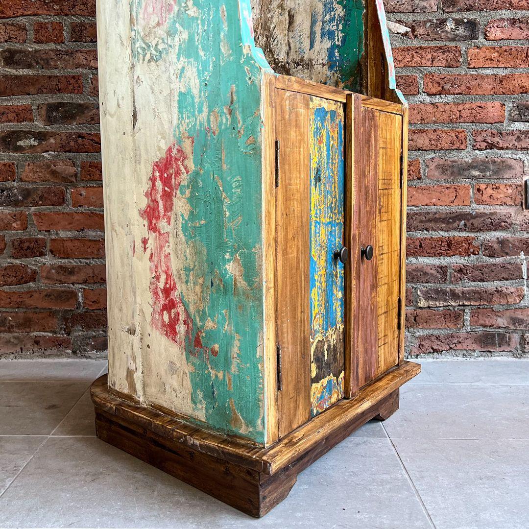 Canoa Winter original convertida en repisa 56x48x224 cms-5