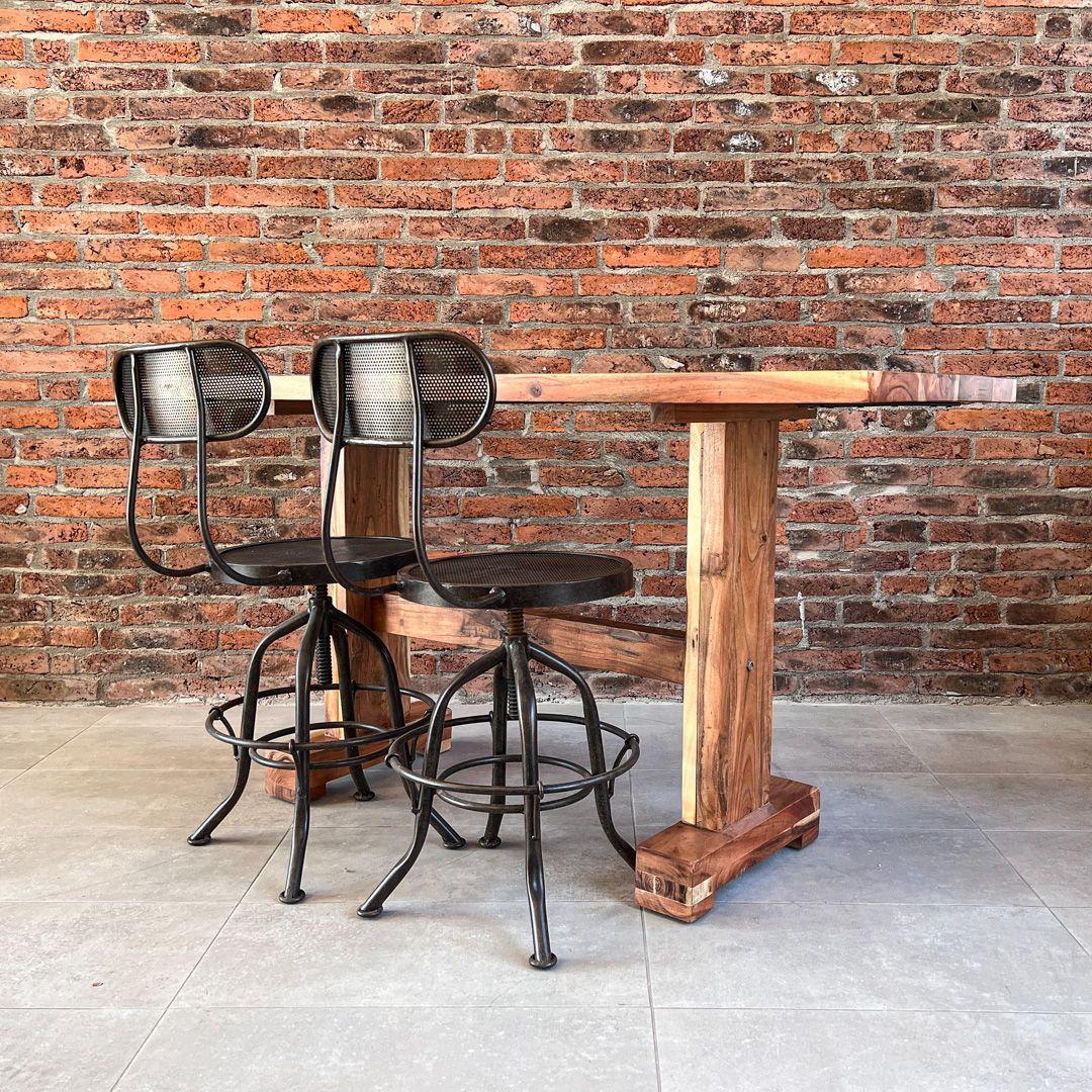 Mesón Barra Bar madera Teca modelo Cucao-5