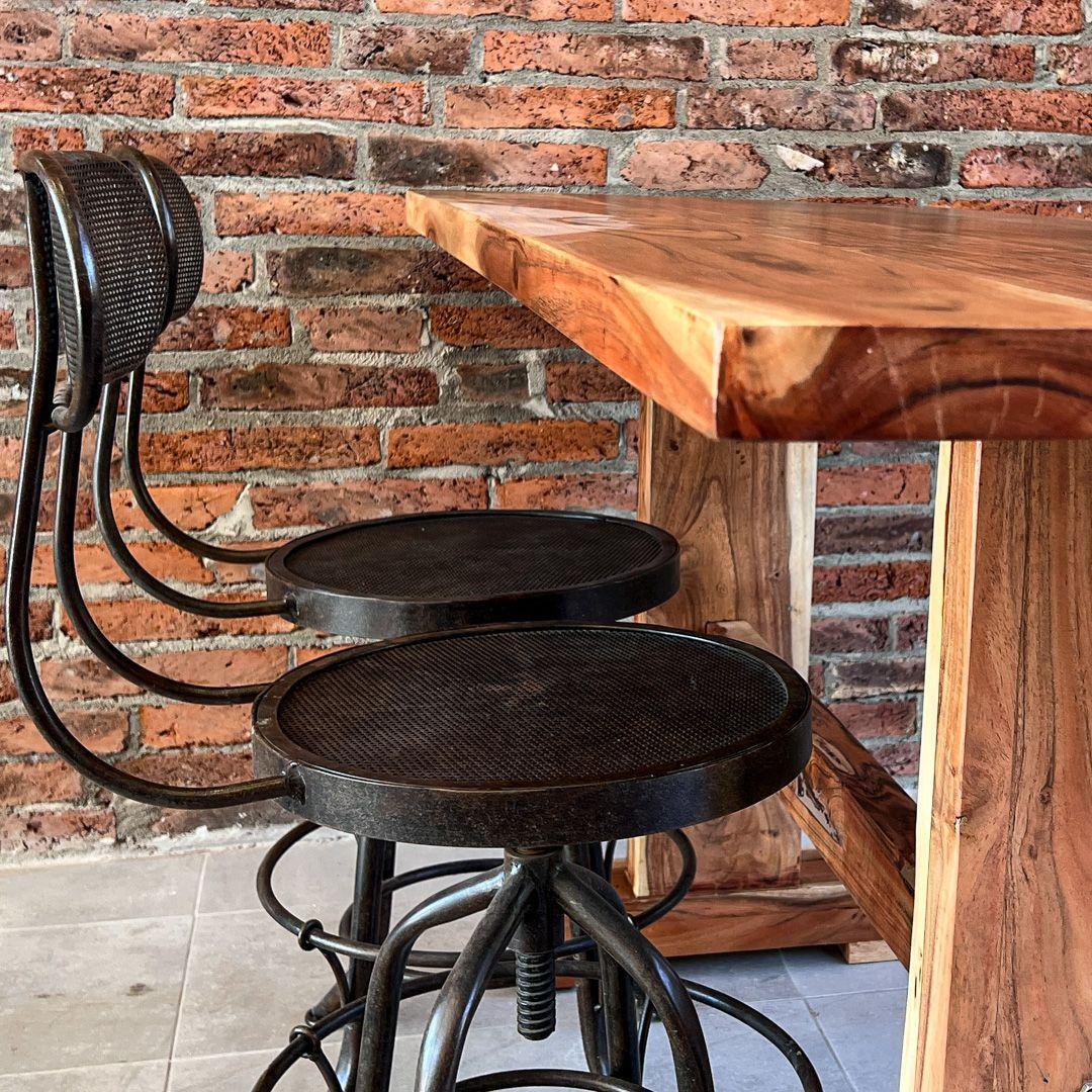 Mesón Barra Bar madera Teca modelo Cucao-1
