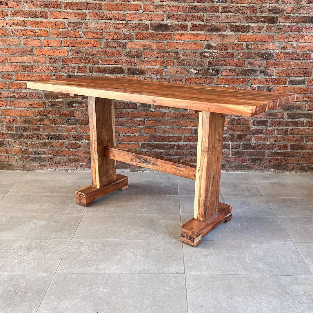 Mesón Barra Bar madera Teca modelo Cucao-4