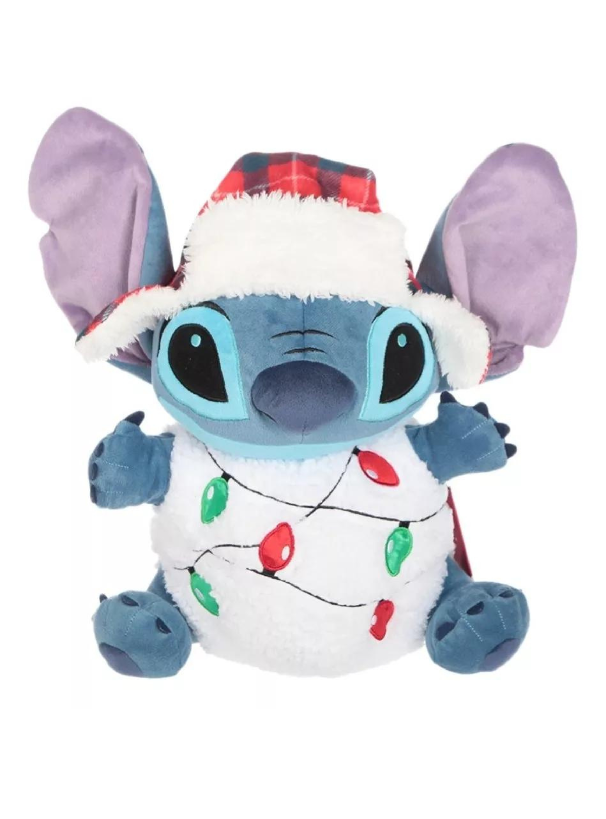 Peluche Lilo y Stitch Disney Navideño Con Luces-0