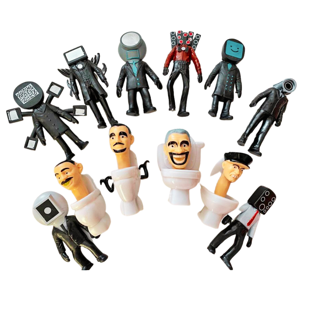 12 figuras skibidi Toilet -1