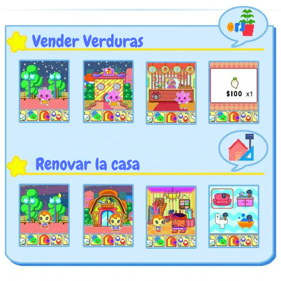 Tamagotchi Juego de mascota virtual Consola Regalo-4