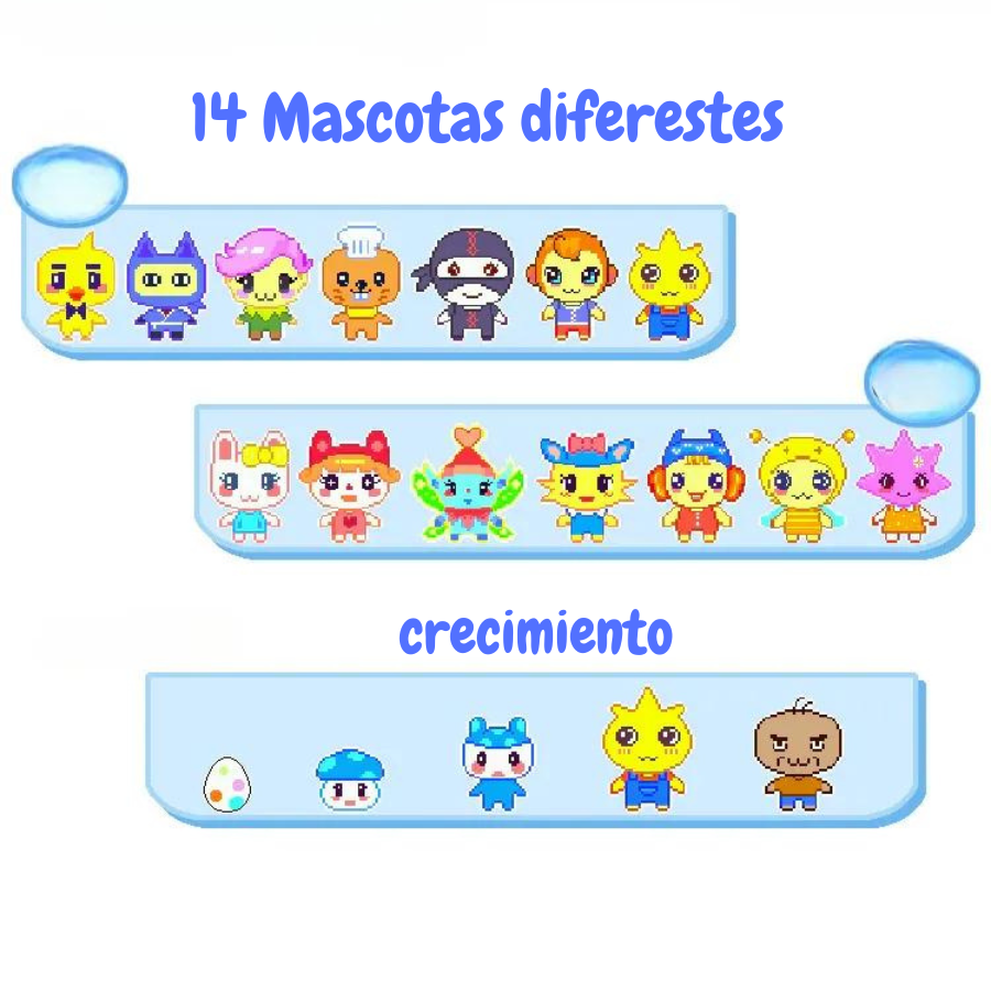 Tamagotchi Juego de mascota virtual Consola Regalo-1