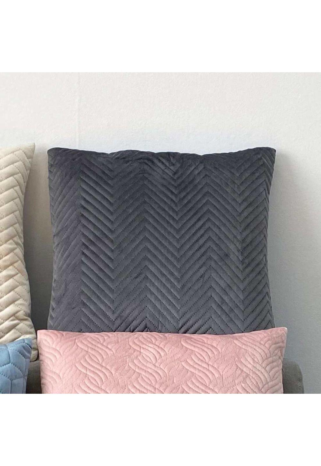 Cojín Suave Gris 45x45 -1