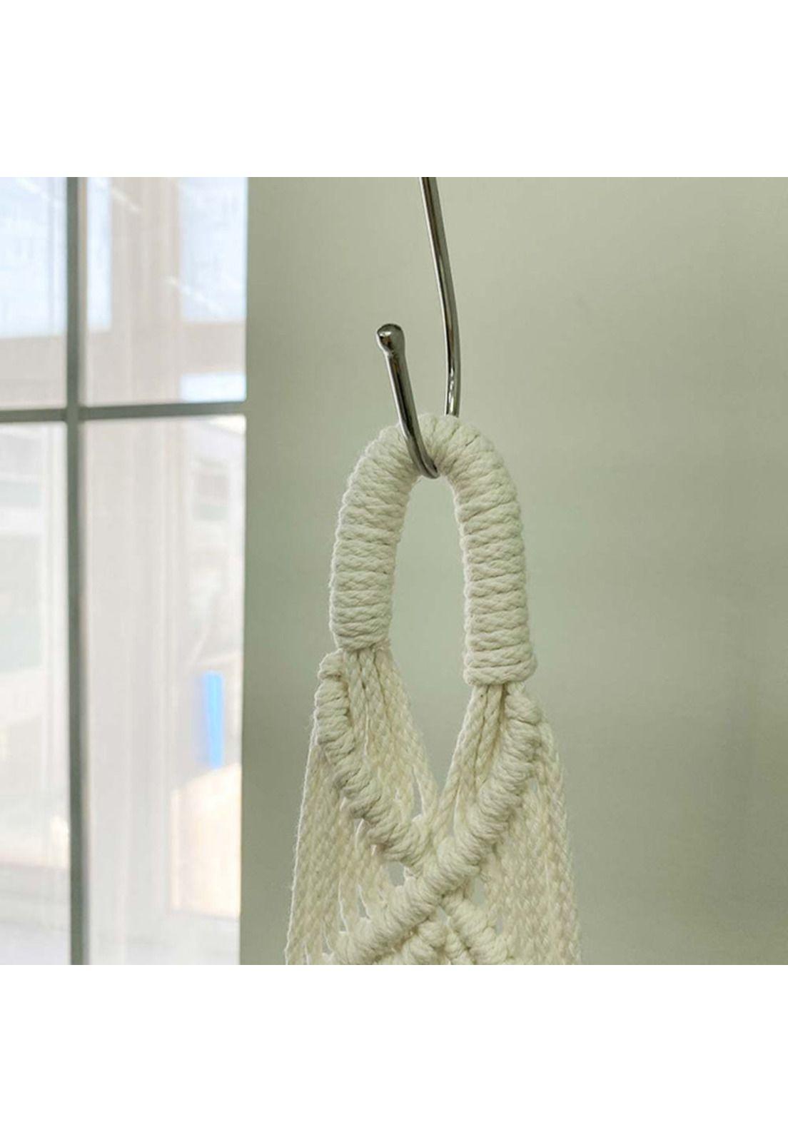 Colgador de Plantas Simple Blanco (E) -2