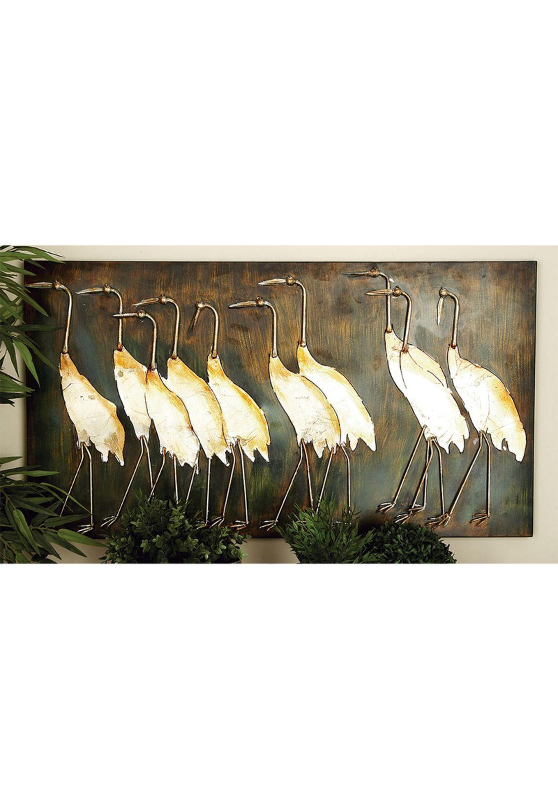 Cuadro Metal Pájaros-1