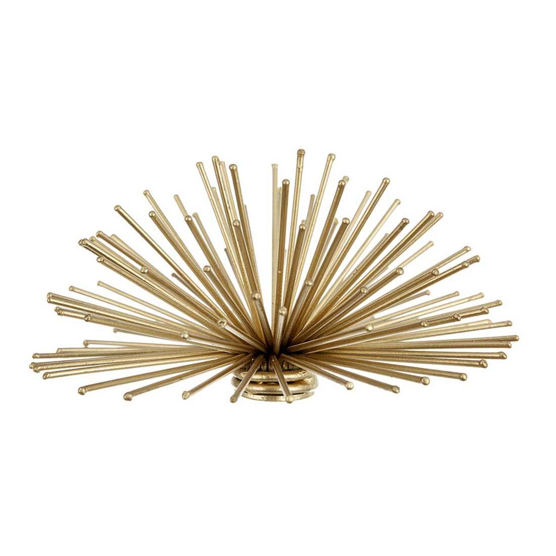 Figura decorativa para pared o mesa de metal dorada (L)-0