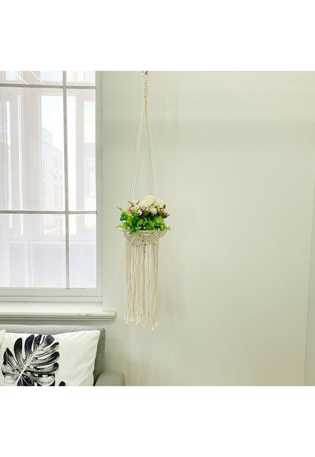 Colgador de Plantas Simple Blanco H -1