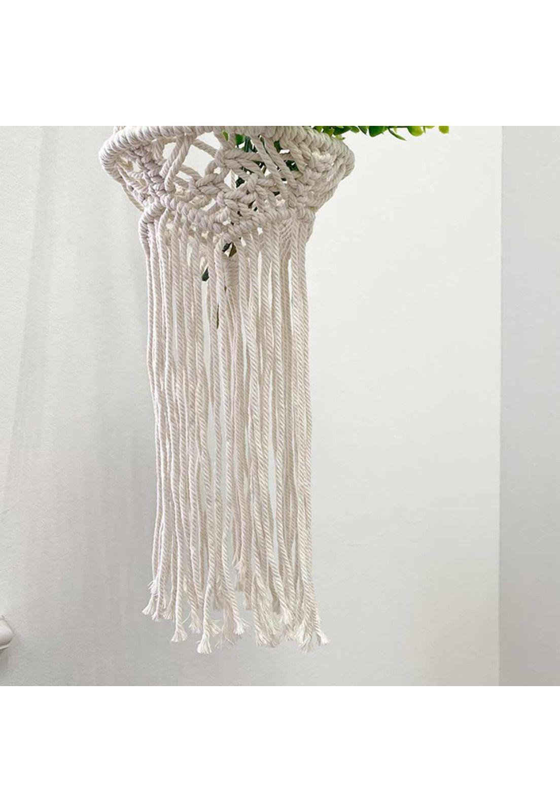 Colgador de Plantas Simple Blanco H -5