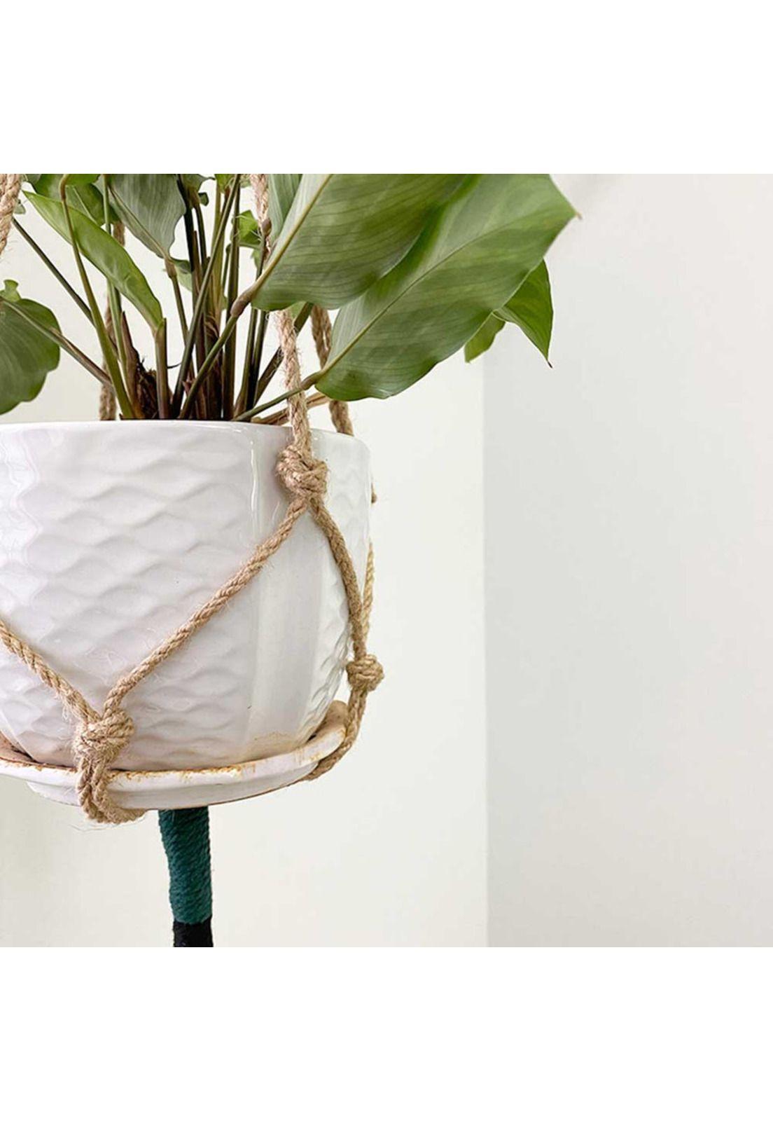 Colgador de Plantas Simple Café B -3